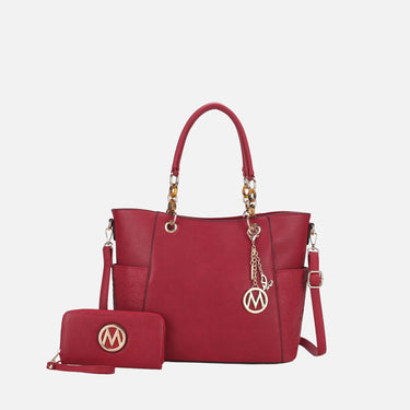 Merlina Embossed Tote Bag and Set