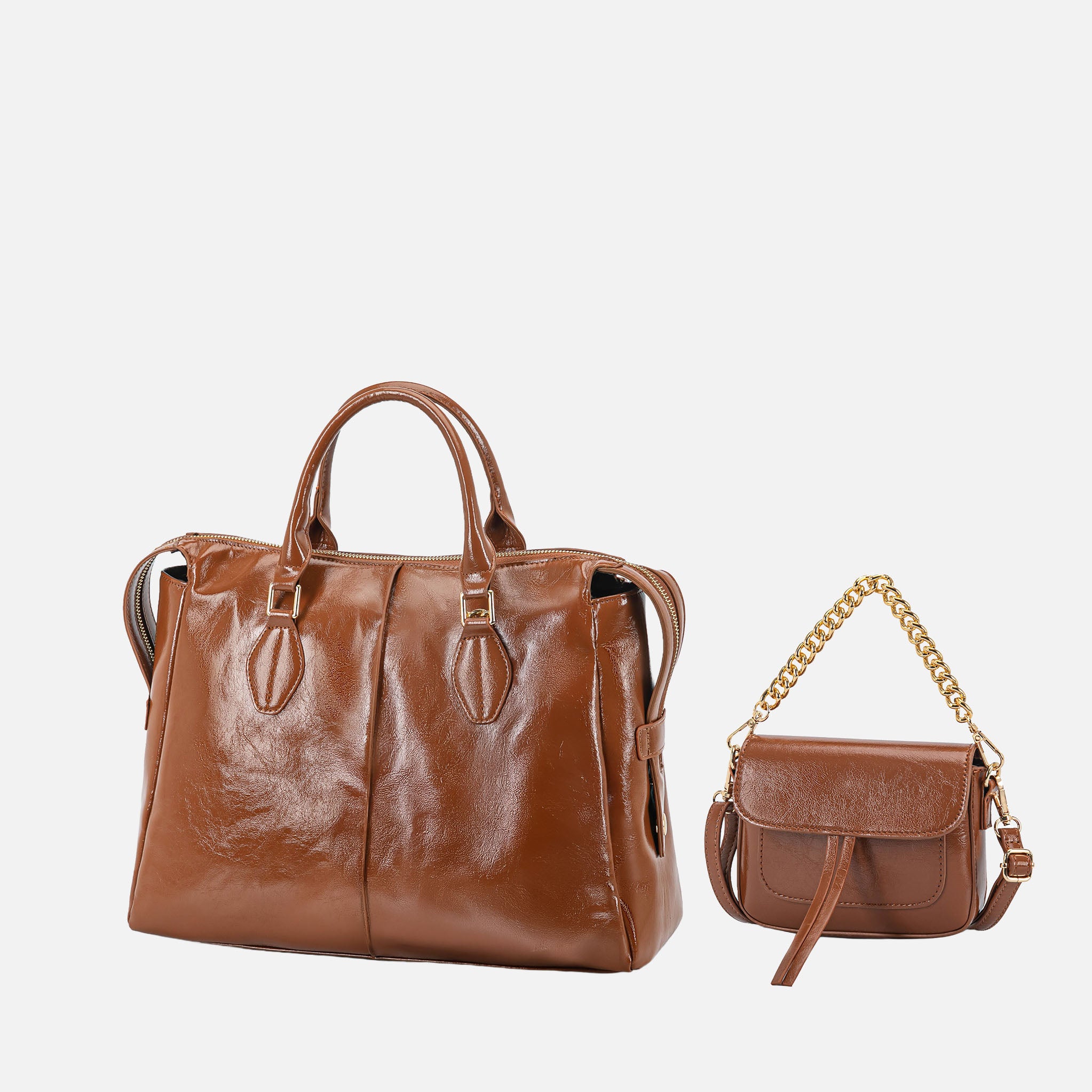Yareli Tote Bag  with Mini Bag- 2-piece set