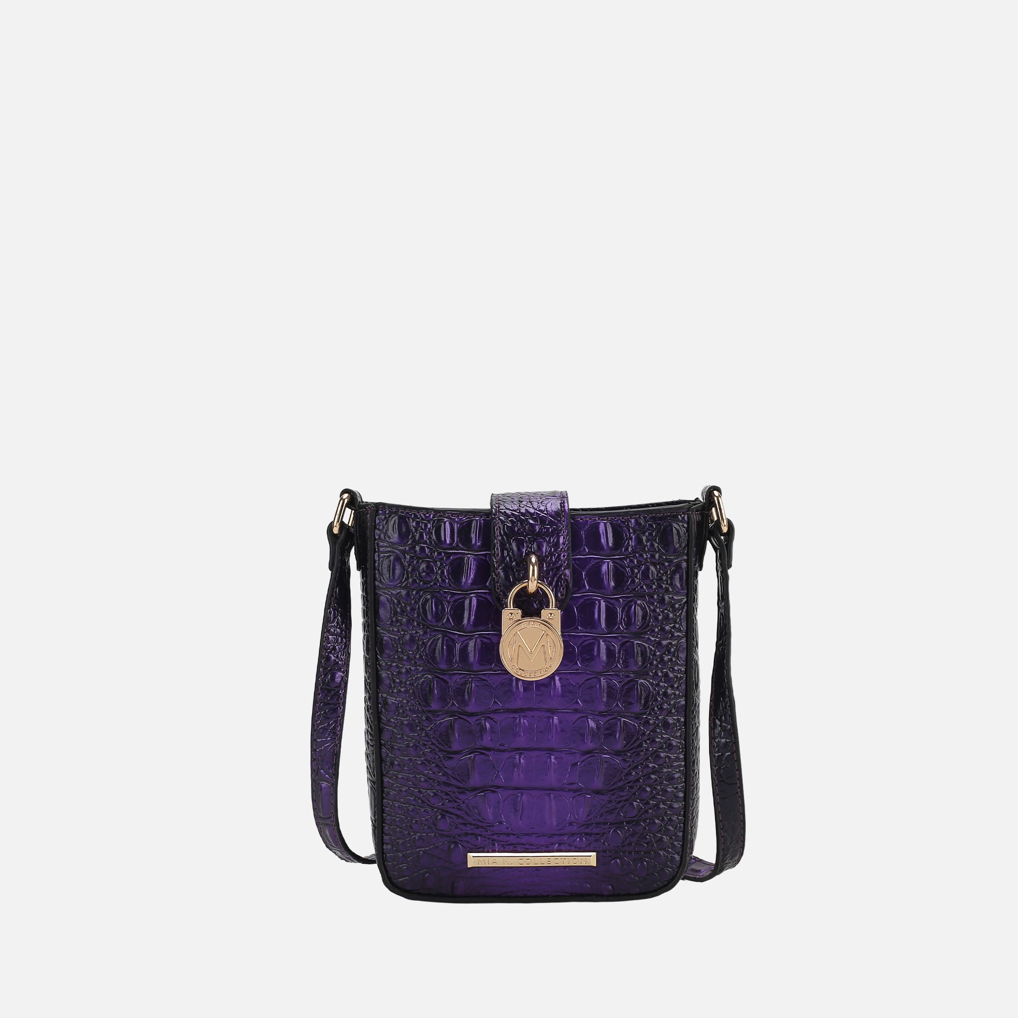 Avery Croc Crossbody Bag