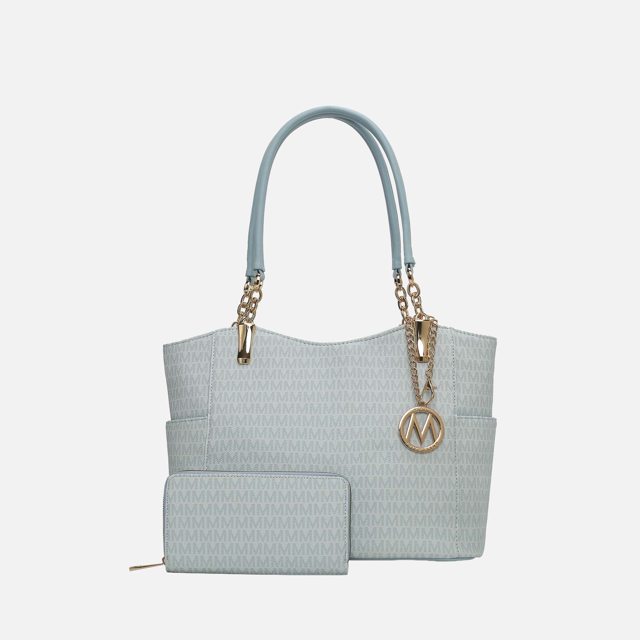 Savannah Signature Tote Bag and Wallet Set