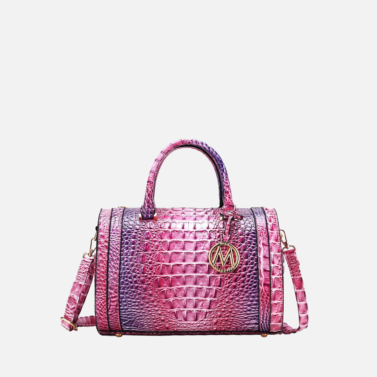 Eleanor Embossed Shoulder Bag