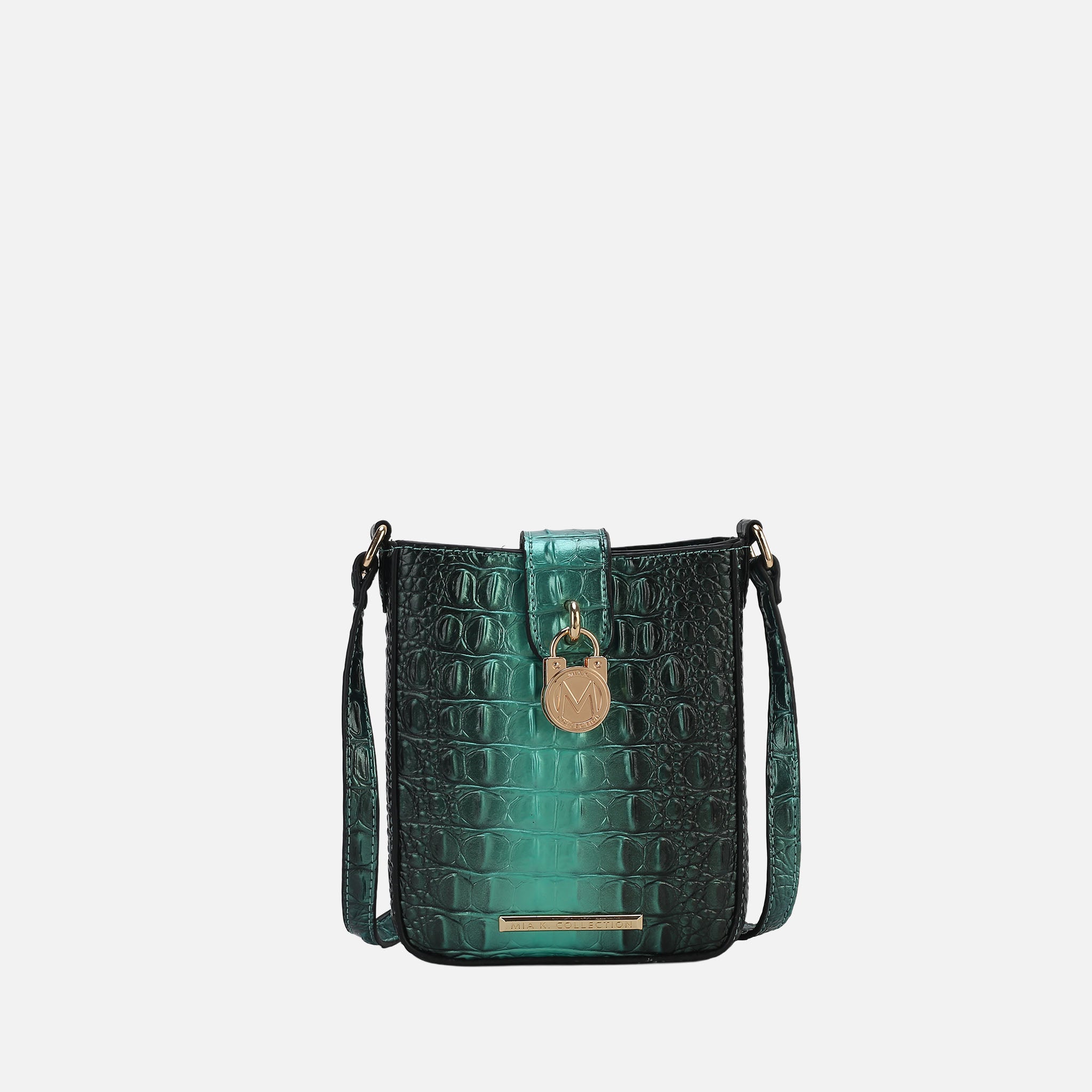 Avery Croc Crossbody Bag