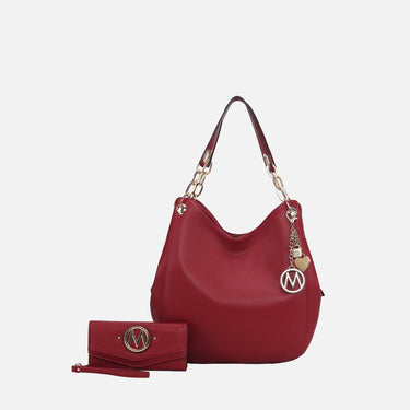 Ashley Hobo Bag and Wallet Set