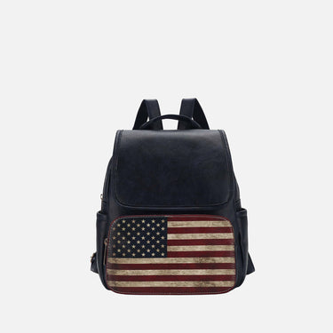 Regina Printed Flag Backpack