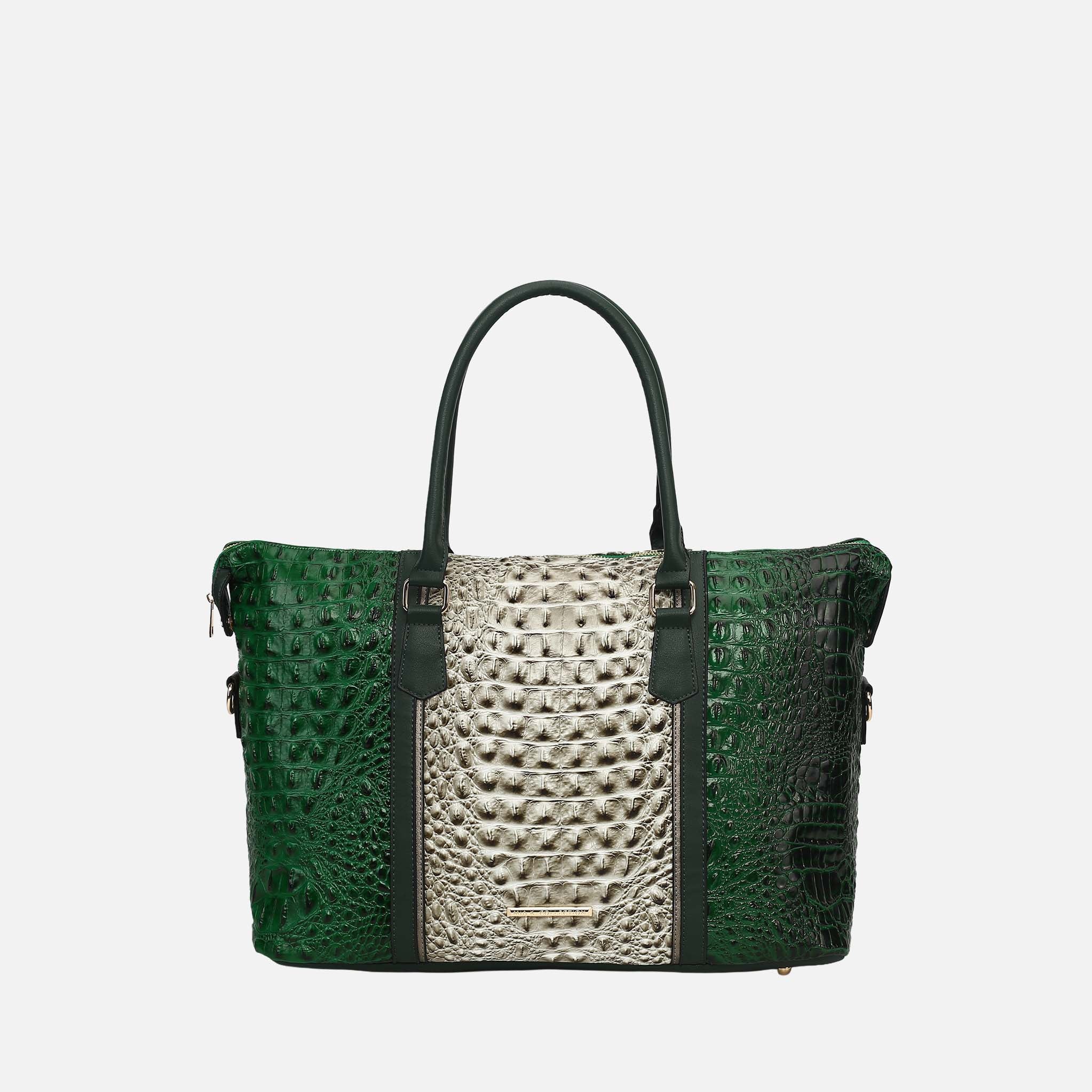Raven Croc Embossed Duffel Bag