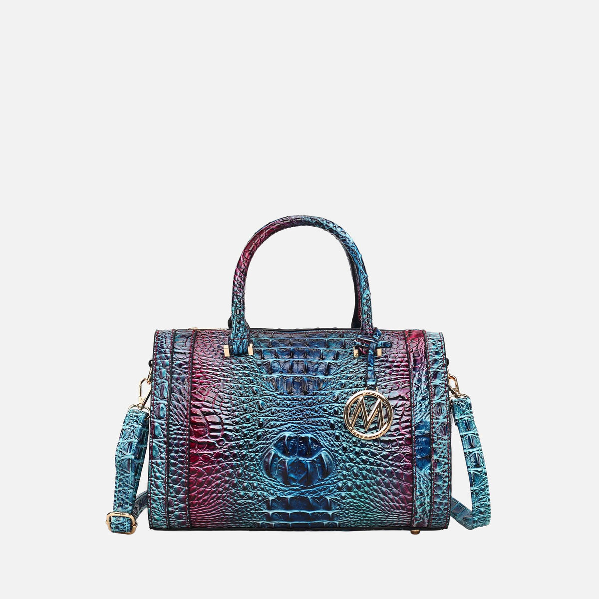 Eleanor Embossed Shoulder Bag