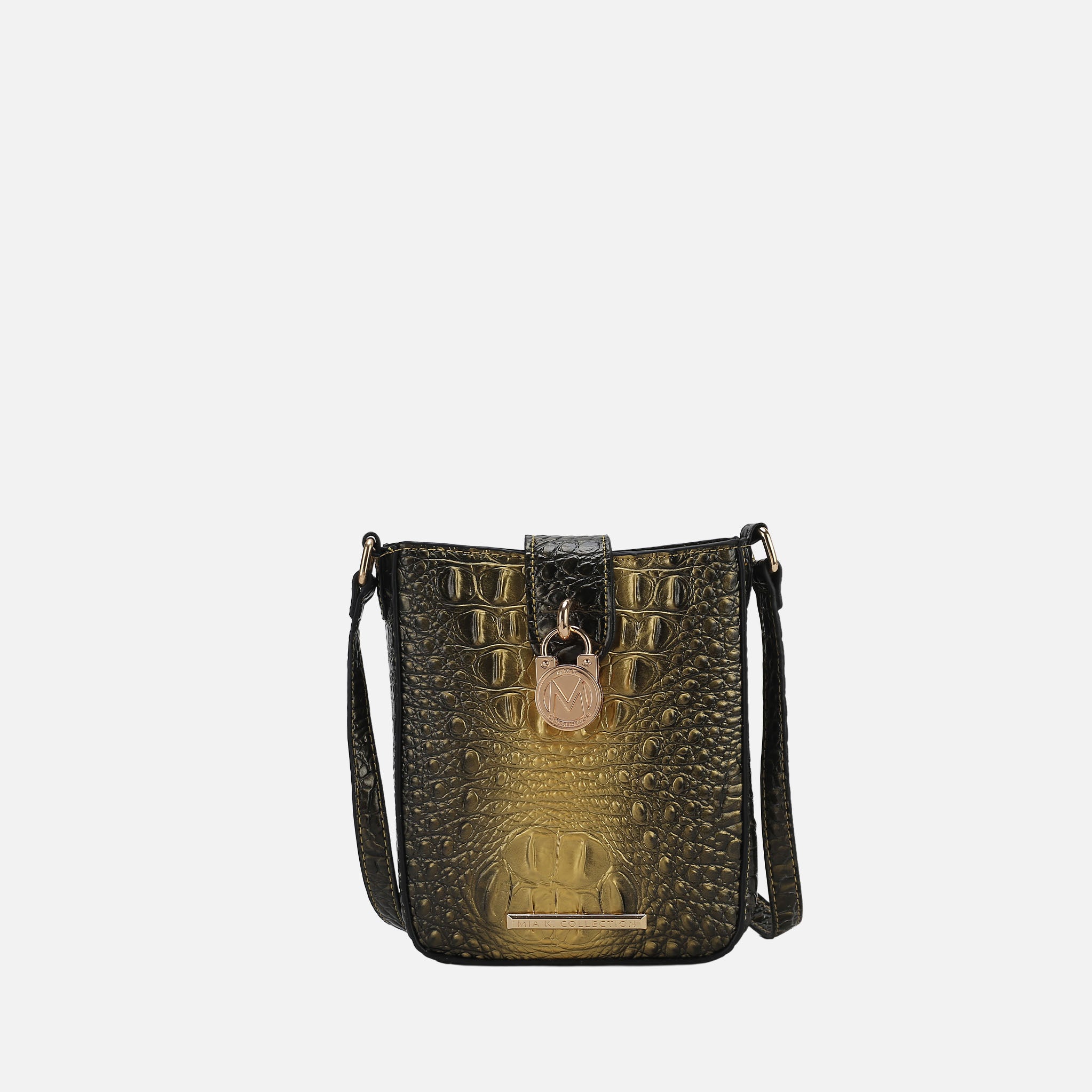 Avery Croc Crossbody Bag