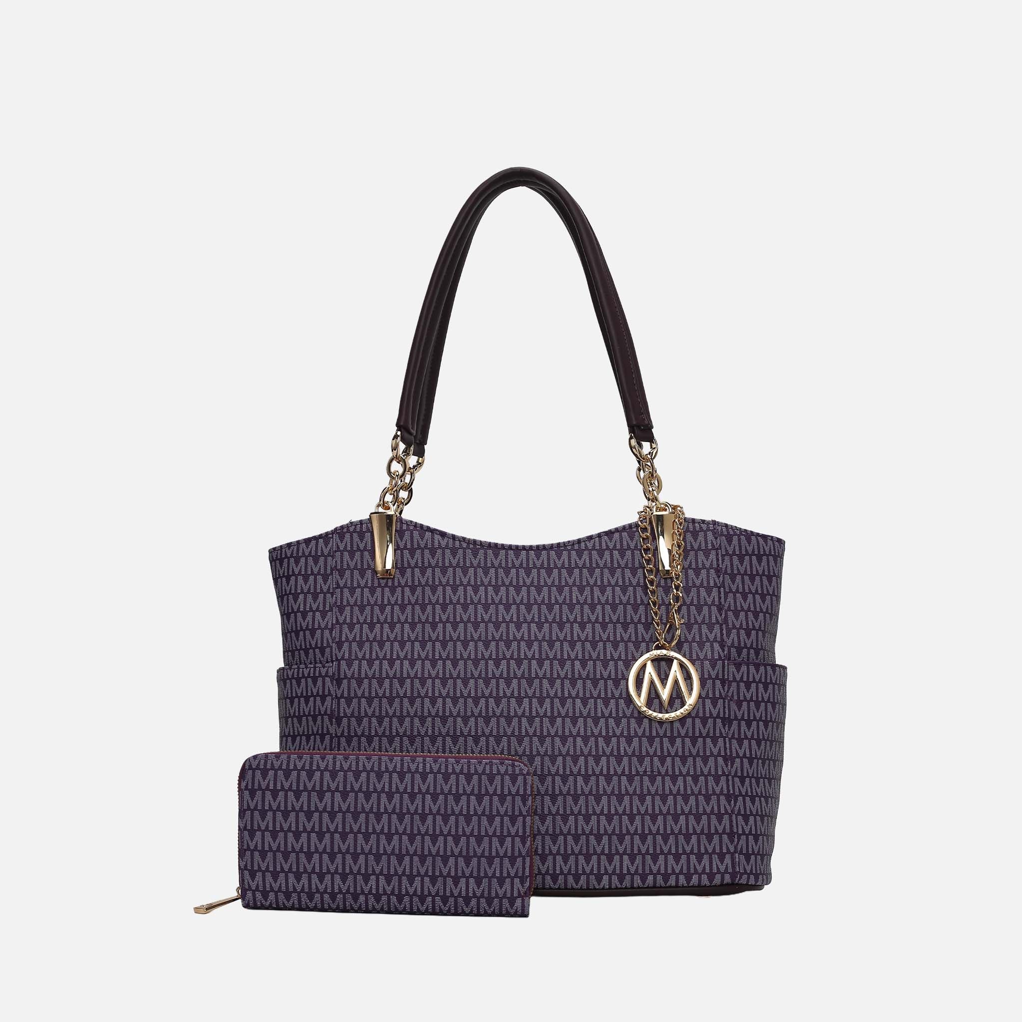 Savannah Signature Tote Bag and Wallet Set