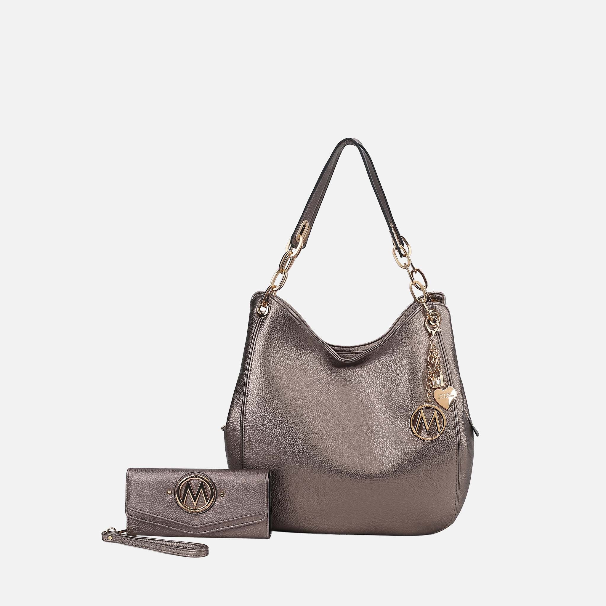 Ashley Hobo Bag and Wallet Set
