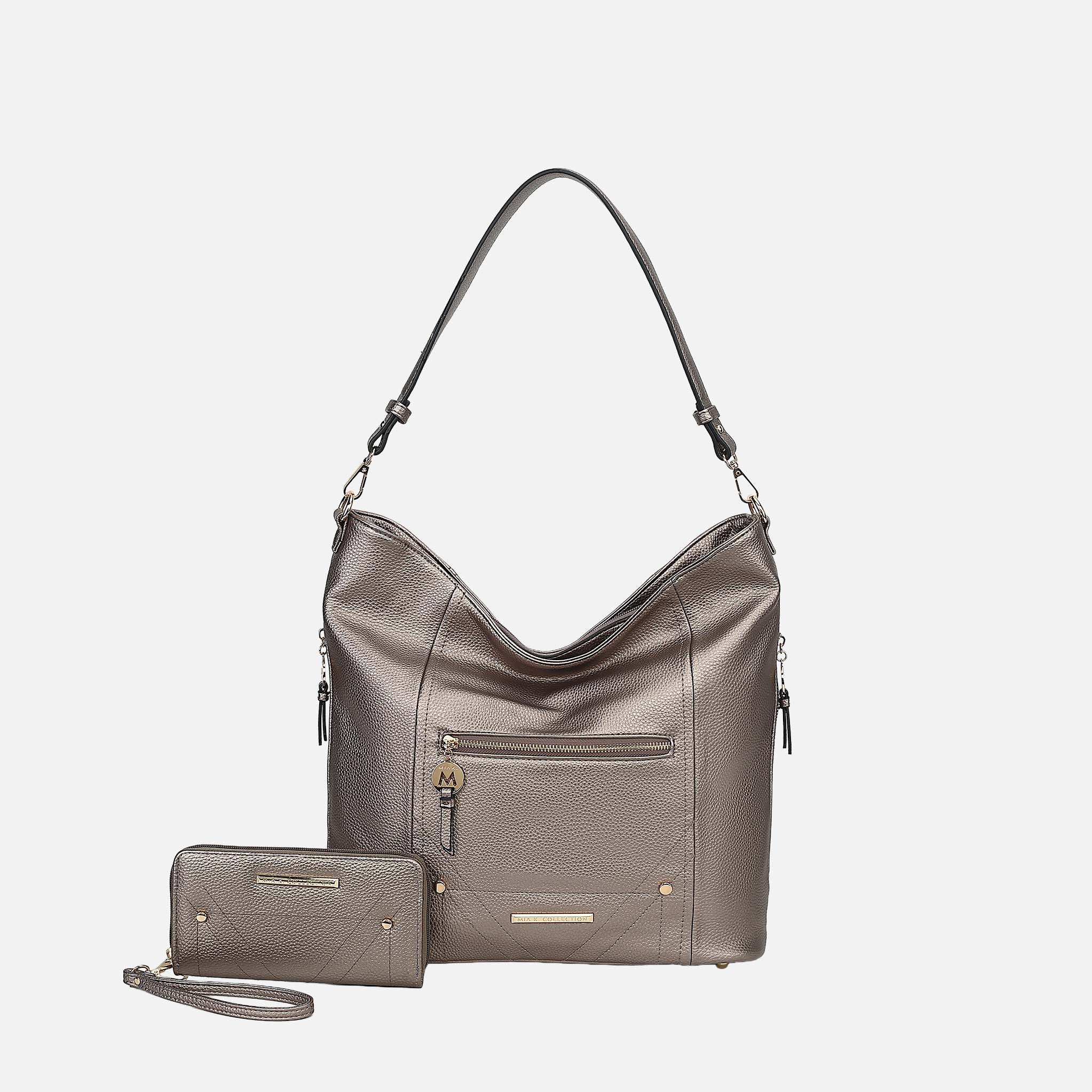 Jordina 2 PCS Shoulder Bag with Matching Wallet