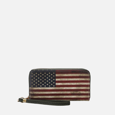 Uriel Printed Flag Wallet