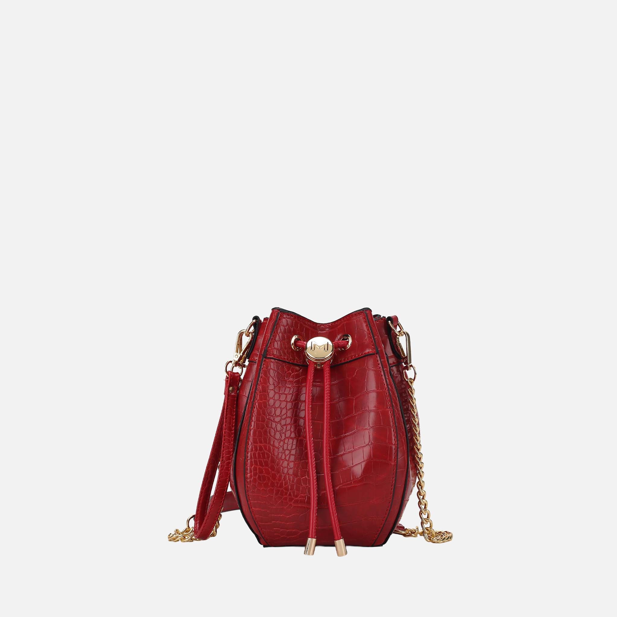 Cassidy Embossed Bucket Bag
