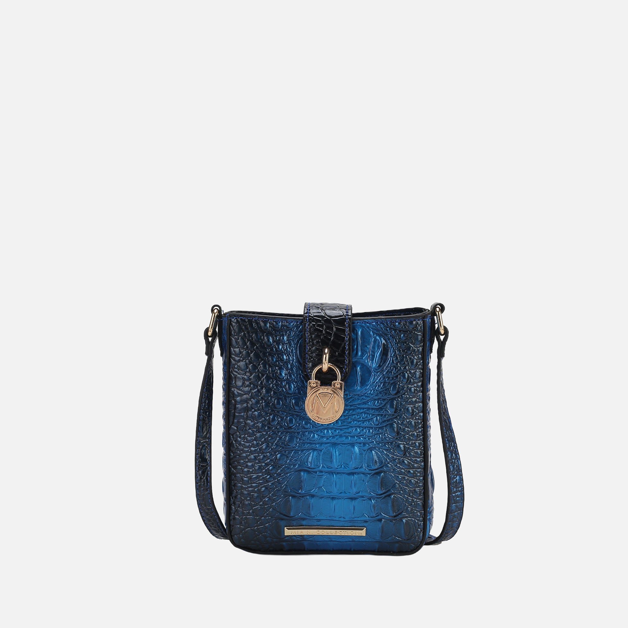 Avery Croc Crossbody Bag
