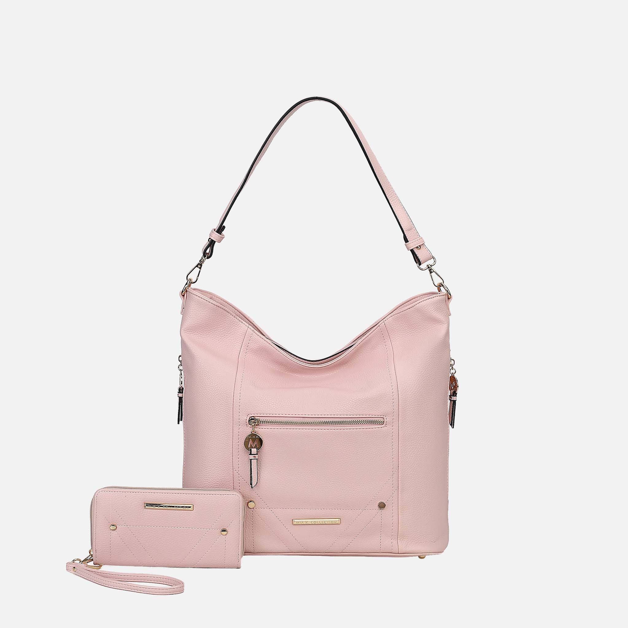 Jordina 2 PCS Shoulder Bag with Matching Wallet