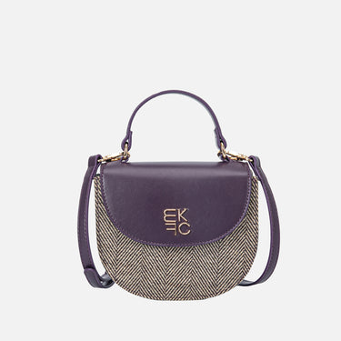 Heloise Herringbone Crossbody Bag