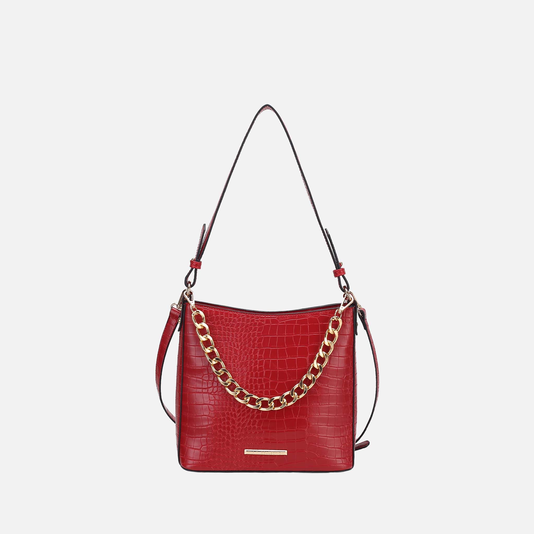 Bizzy Embossed Shoulder Bag