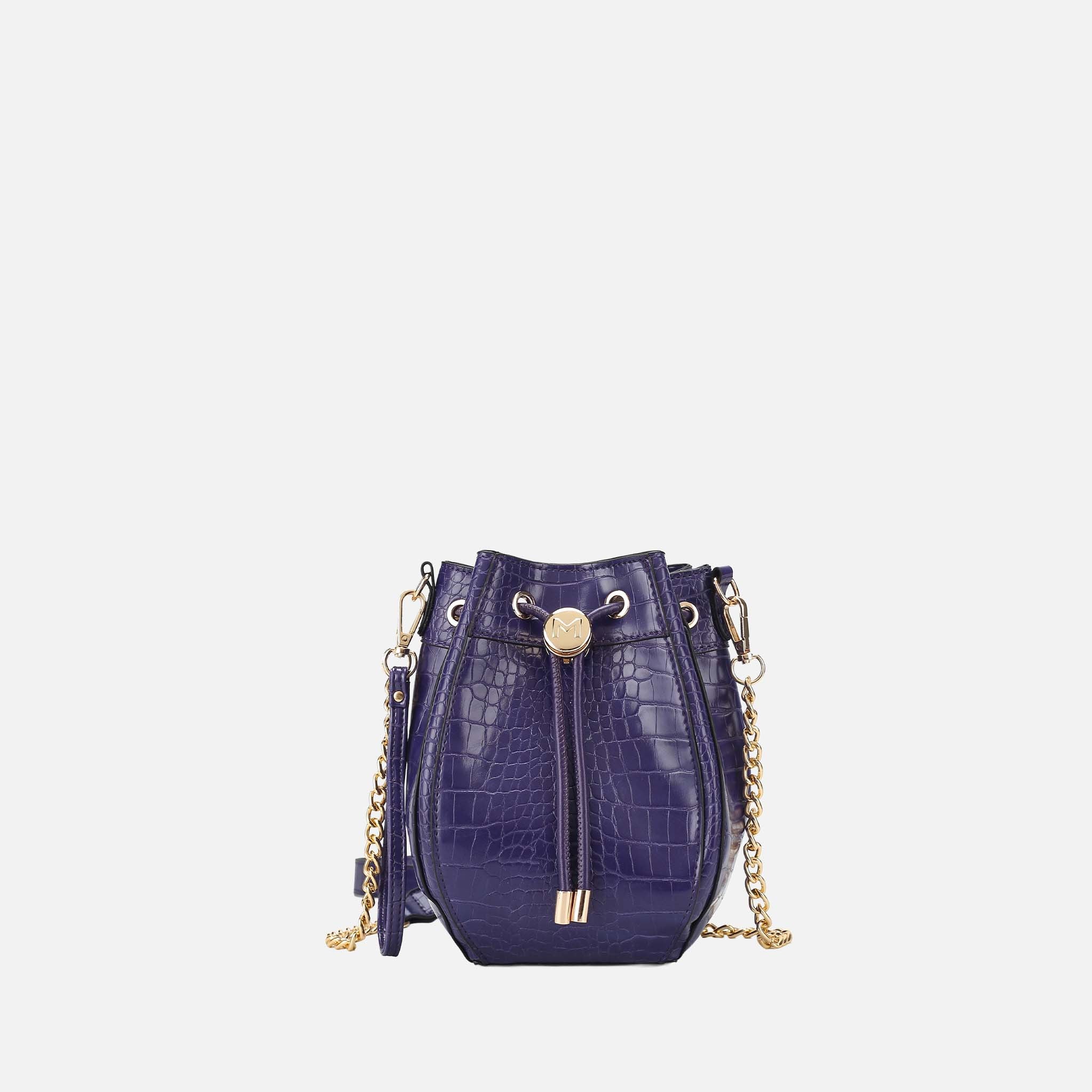 Cassidy Embossed Bucket Bag