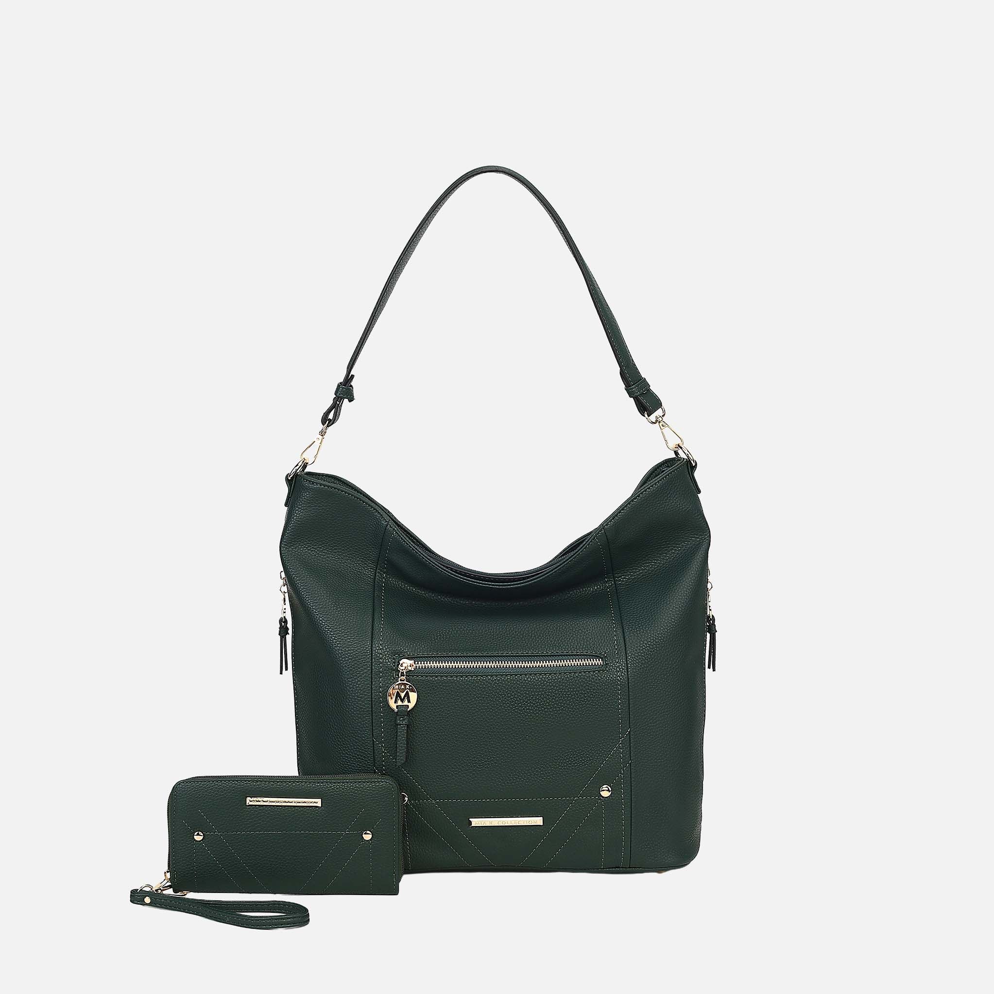 Jordina 2 PCS Shoulder Bag with Matching Wallet