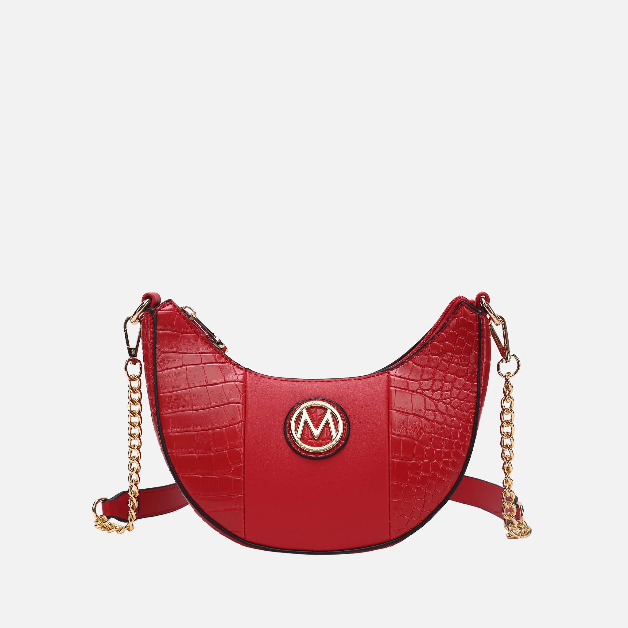 Amira Embossed Crossbody Bag