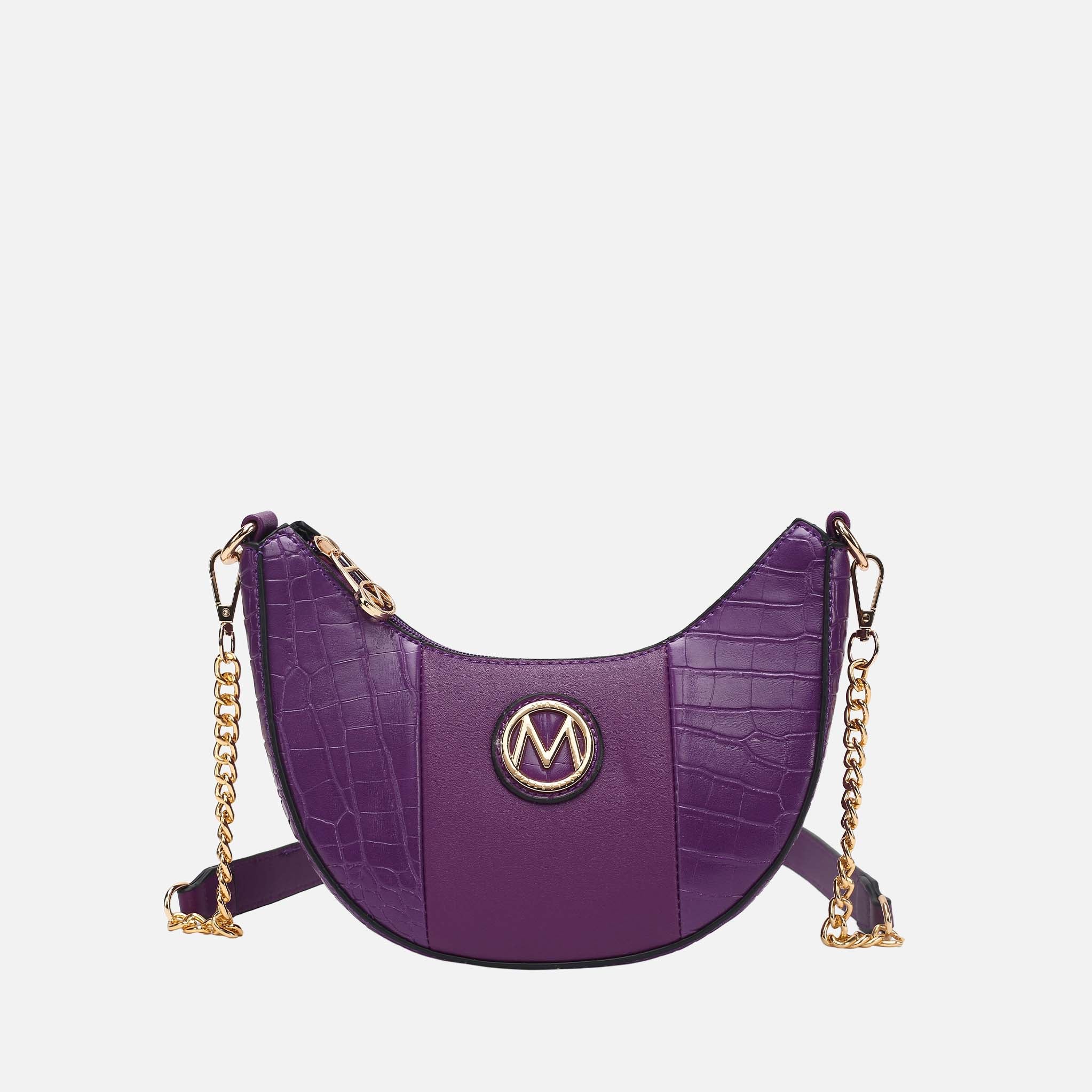 Amira Embossed Crossbody Bag