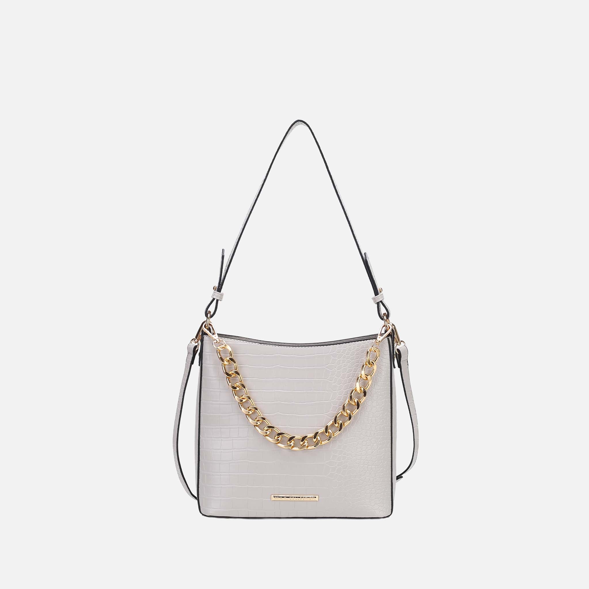 Bizzy Embossed Shoulder Bag