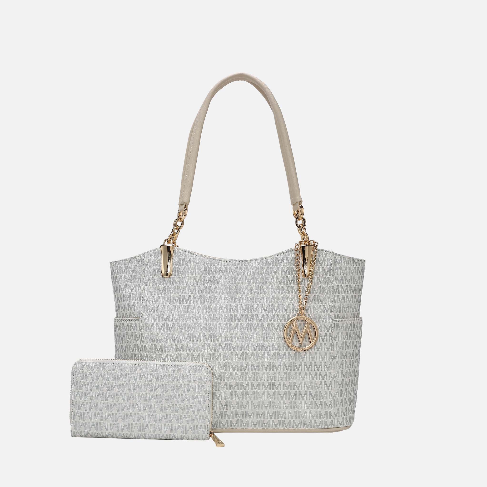 Savannah Signature Tote Bag and Wallet Set