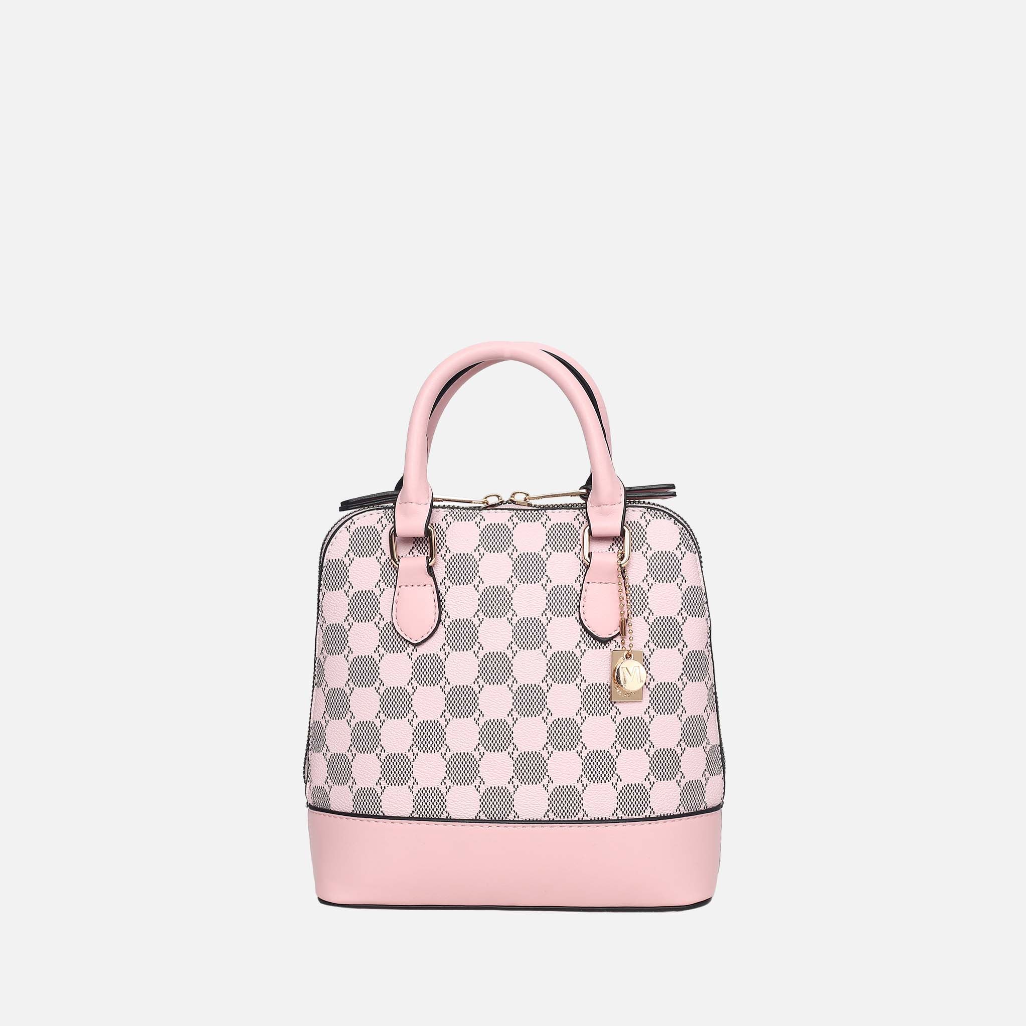 Marjorie Circular Print Satchel Bag