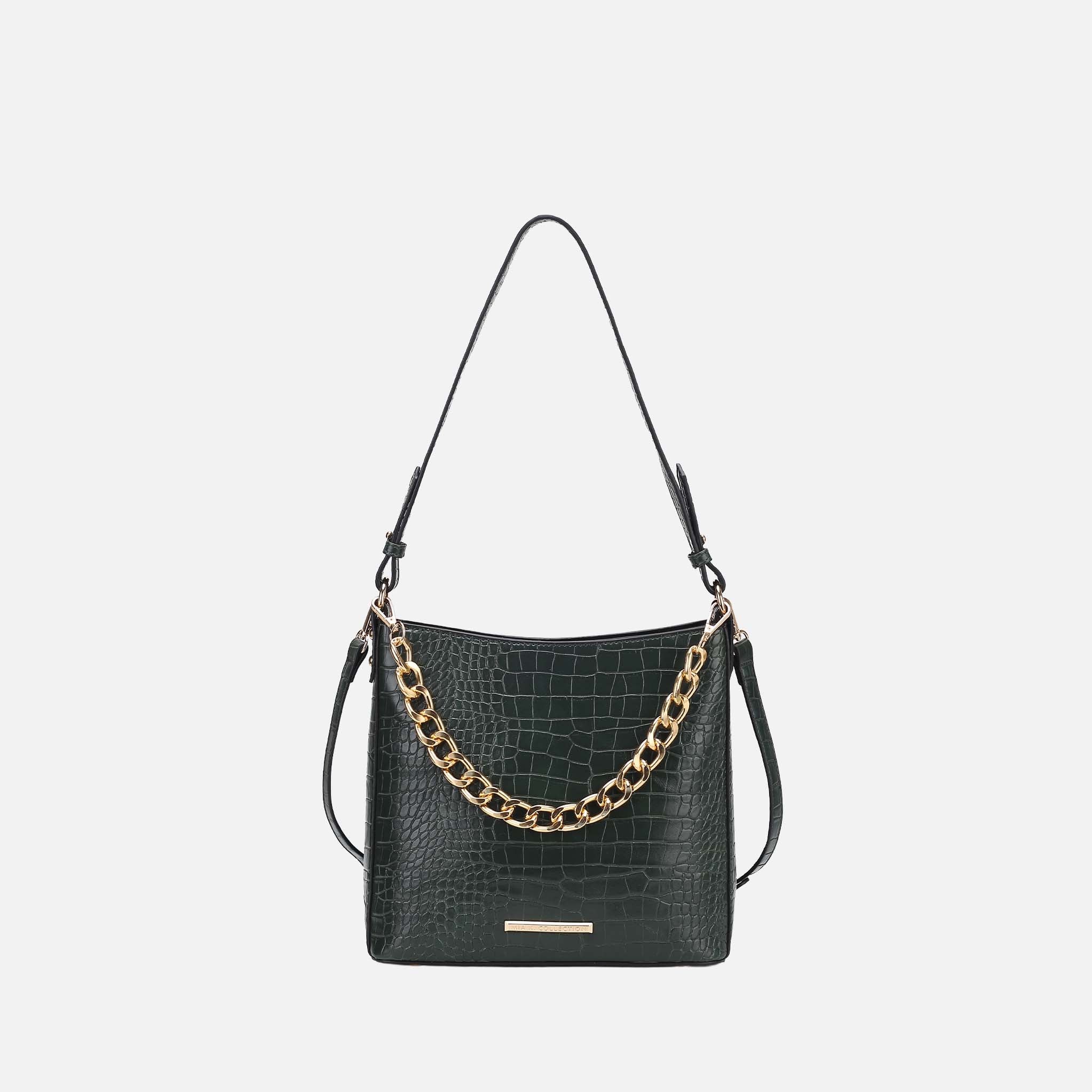 Bizzy Embossed Shoulder Bag
