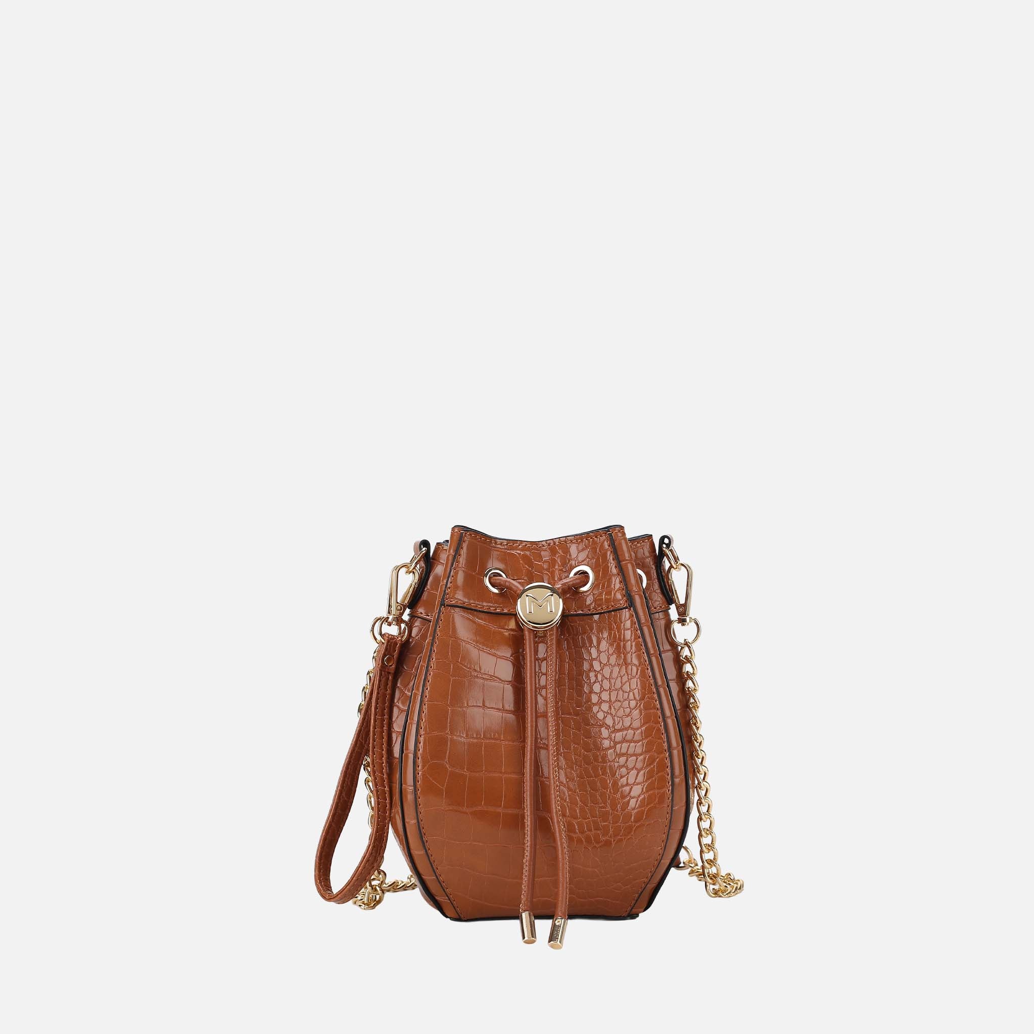 Cassidy Embossed Bucket Bag