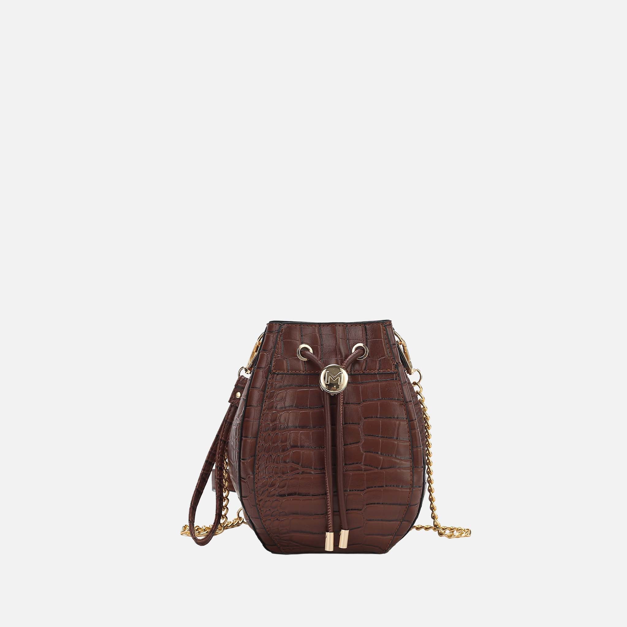 Cassidy Embossed Bucket Bag