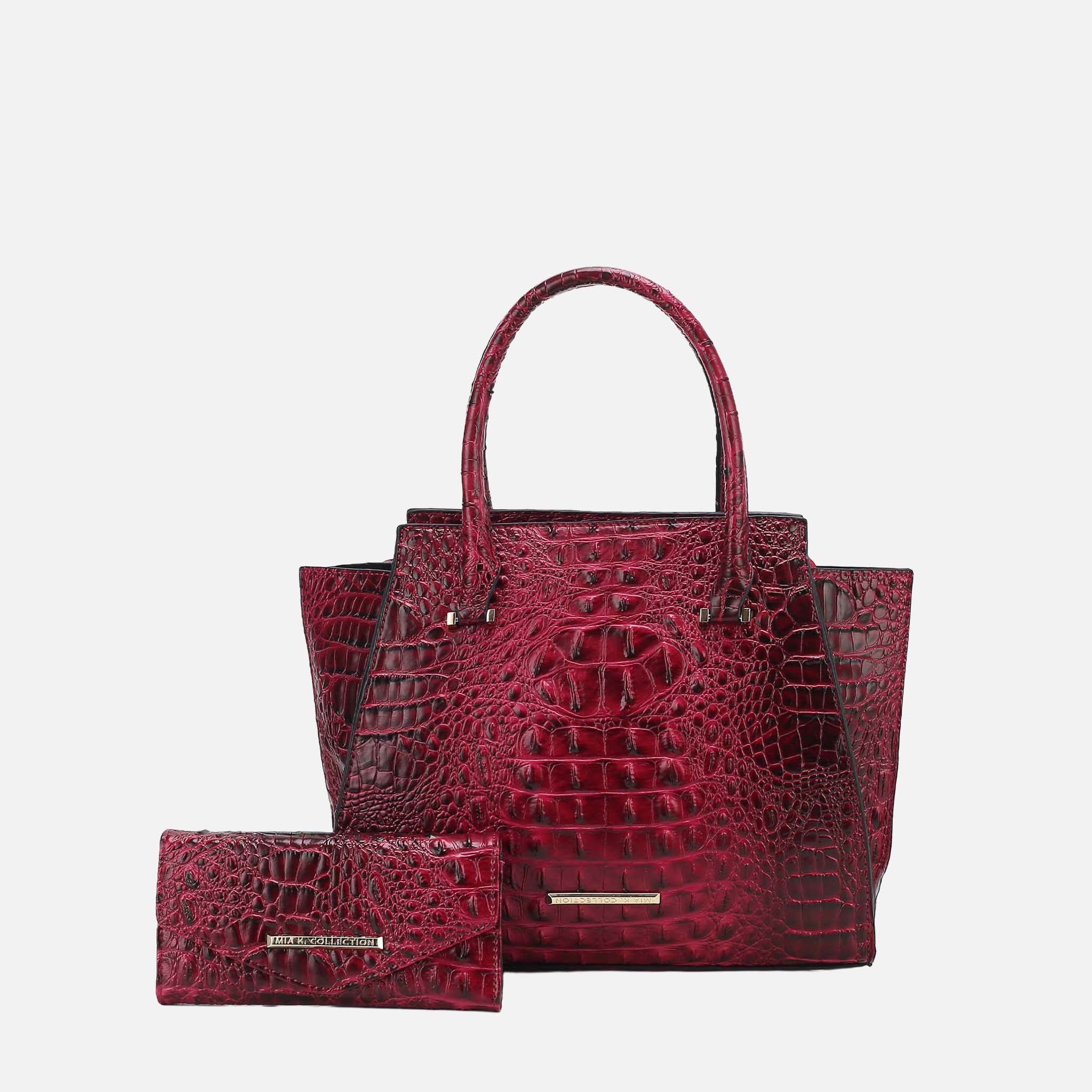 Viridiana Croc Tote Bag and Set