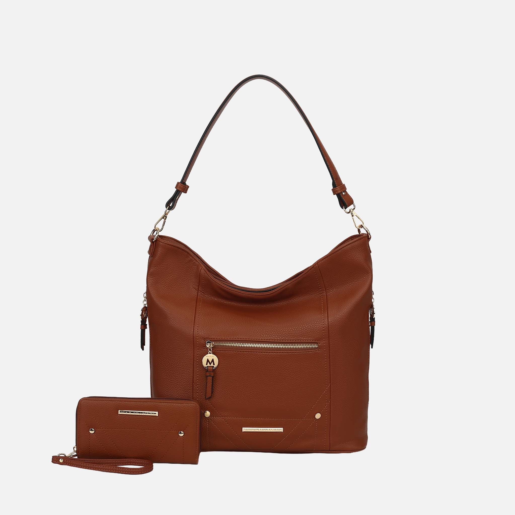 Jordina 2 PCS Shoulder Bag with Matching Wallet
