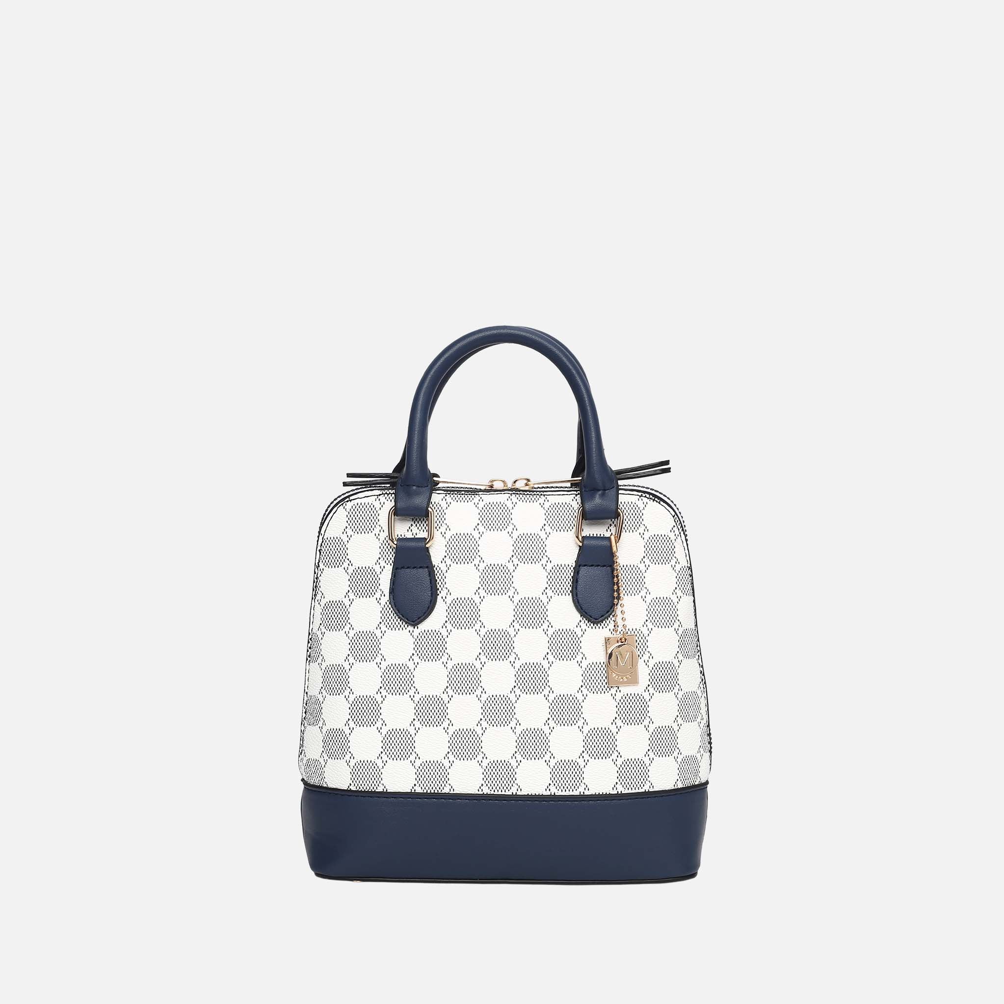 Marjorie Circular Print Satchel Bag