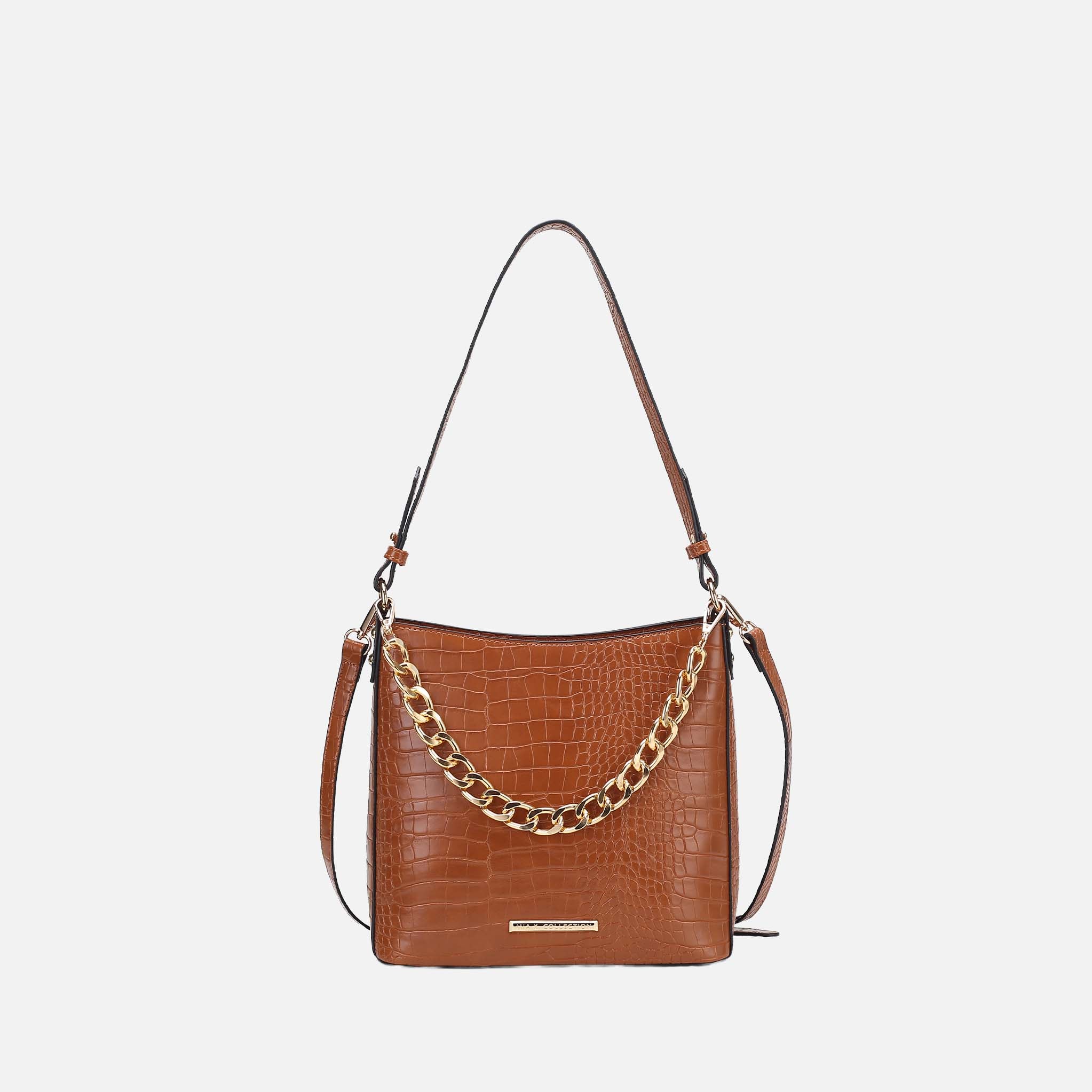 Bizzy Embossed Shoulder Bag