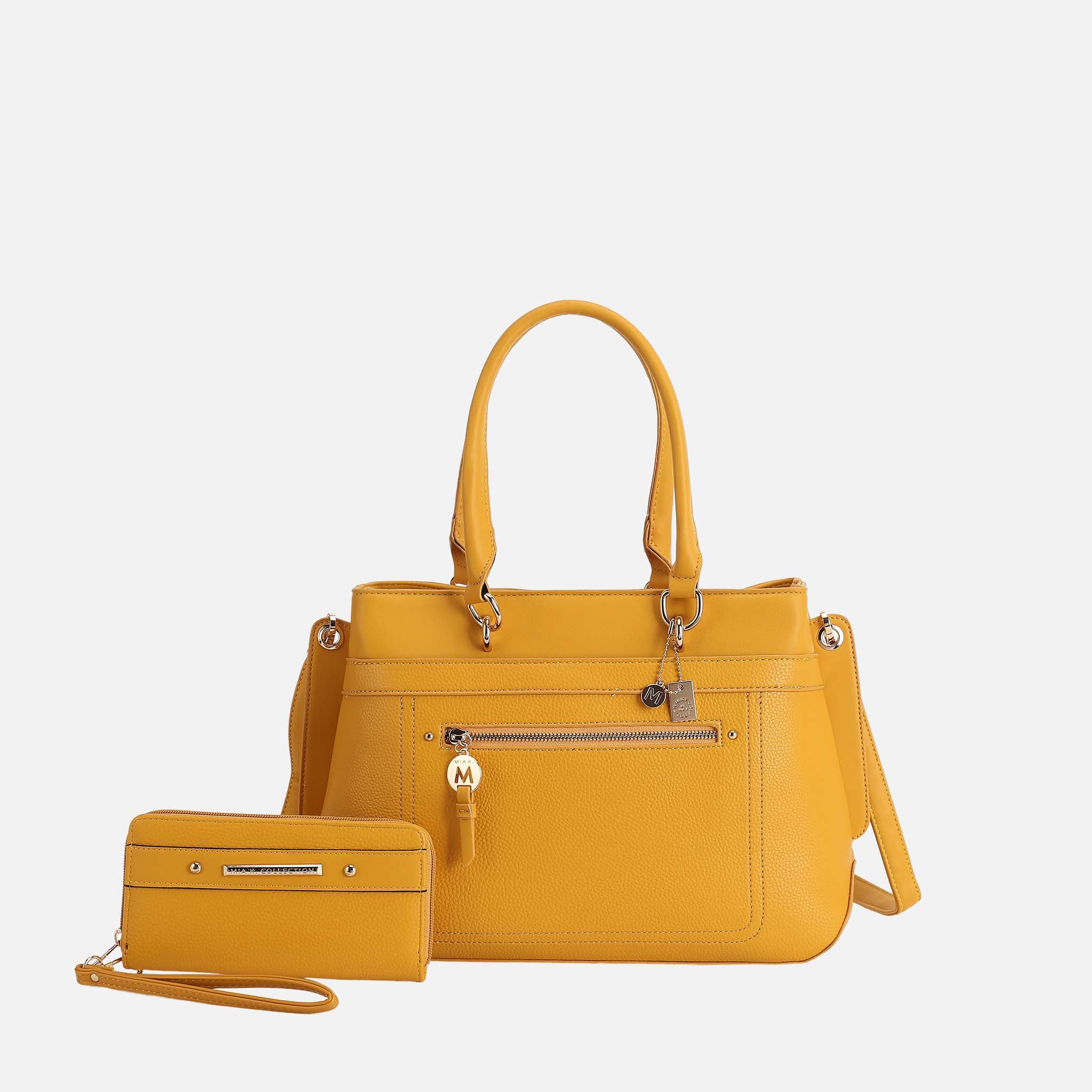 Gardenia Tote Bag and Wallet Set