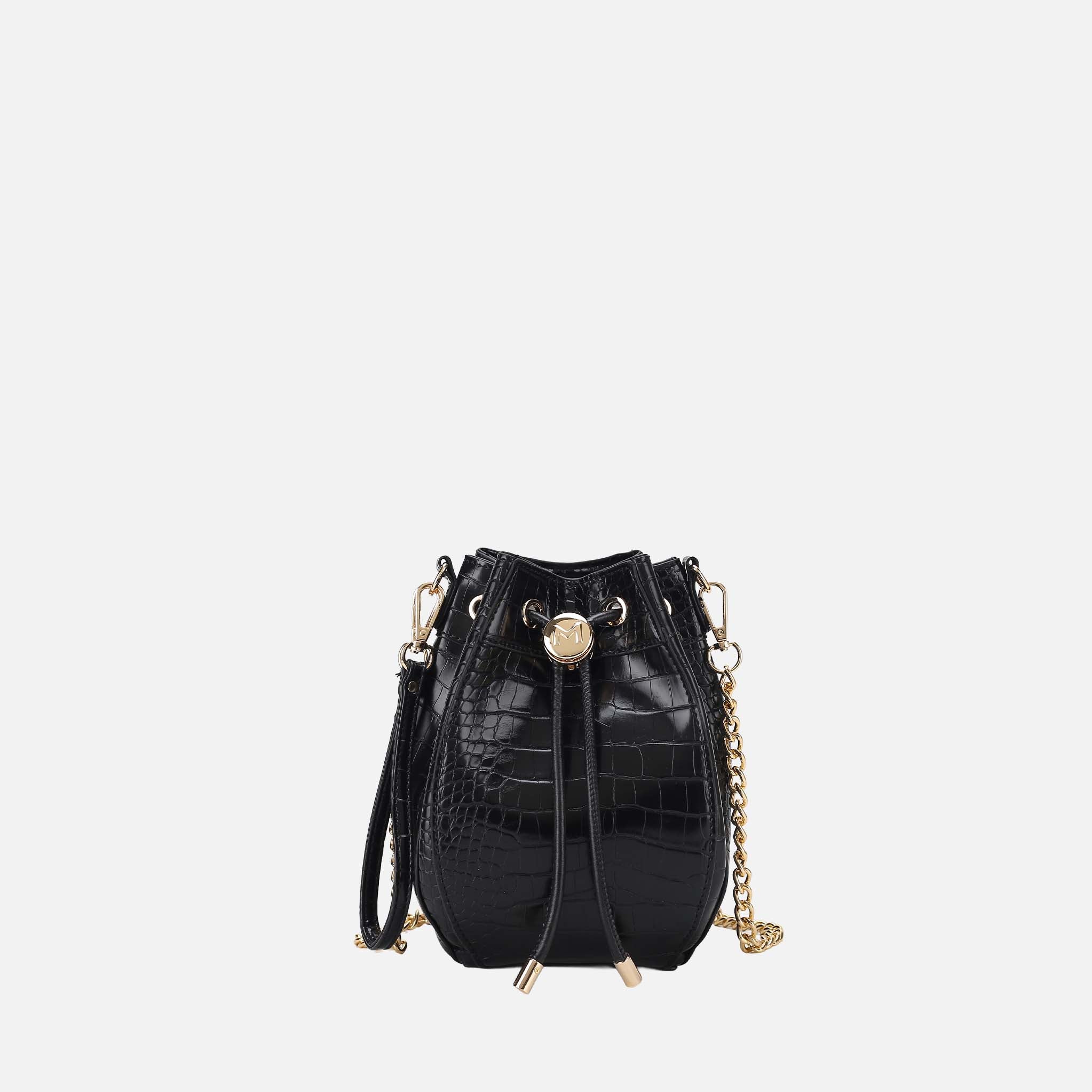 Cassidy Embossed Bucket Bag