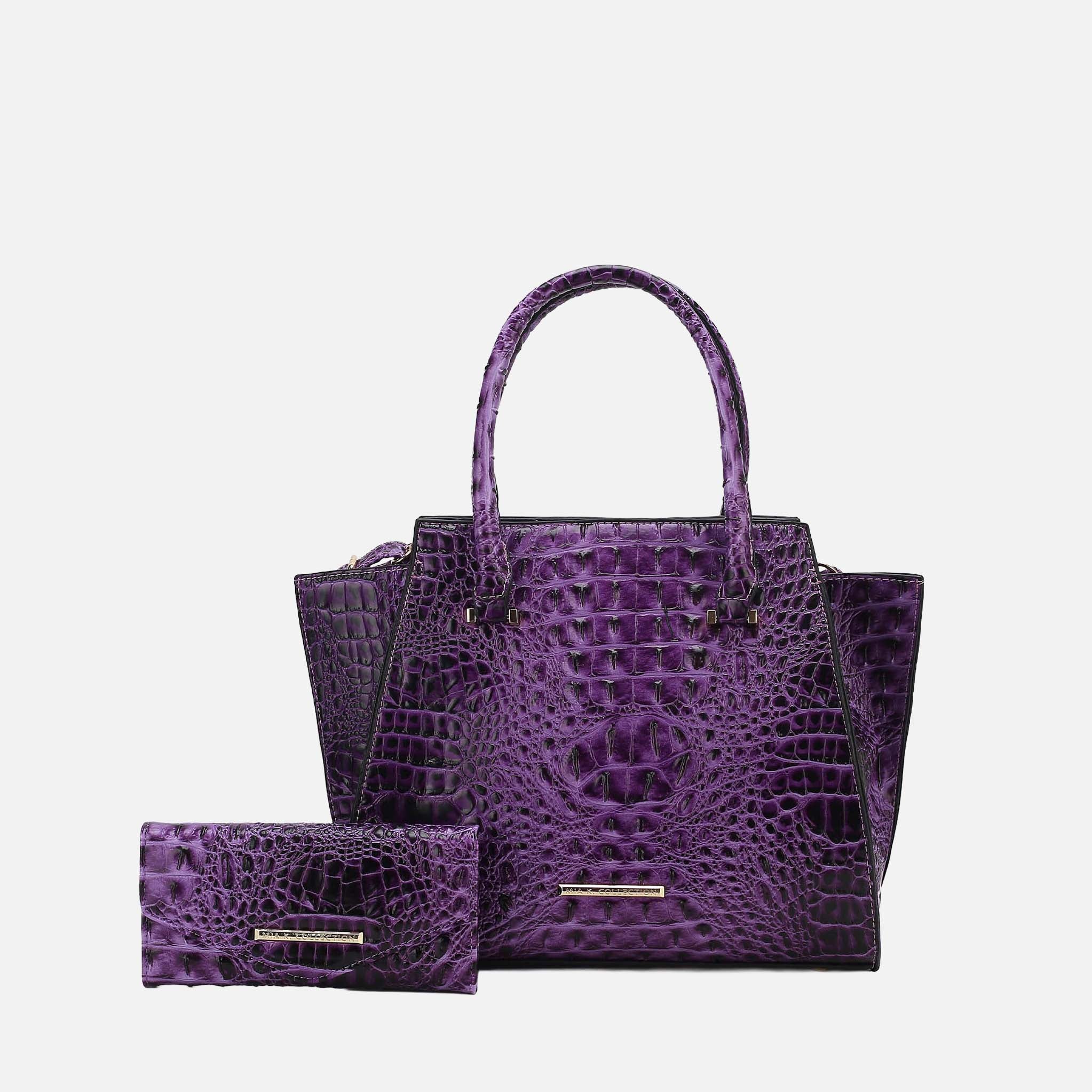 Viridiana Croc Tote Bag and Set