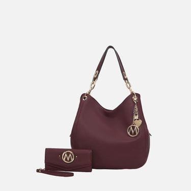 Ashley Hobo Bag and Wallet Set
