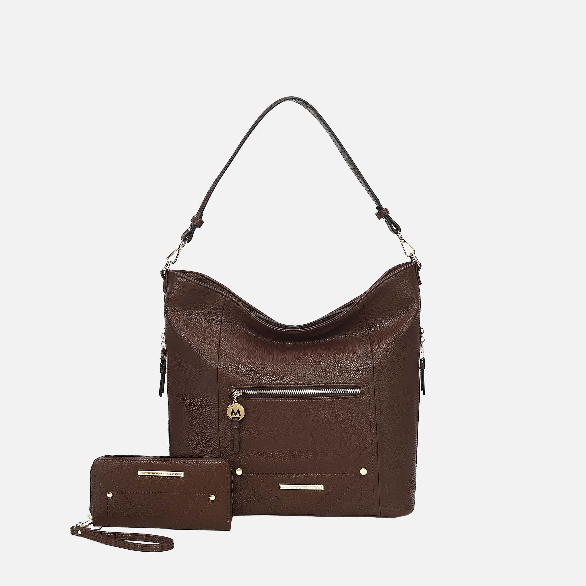 Jordina 2 PCS Shoulder Bag with Matching Wallet