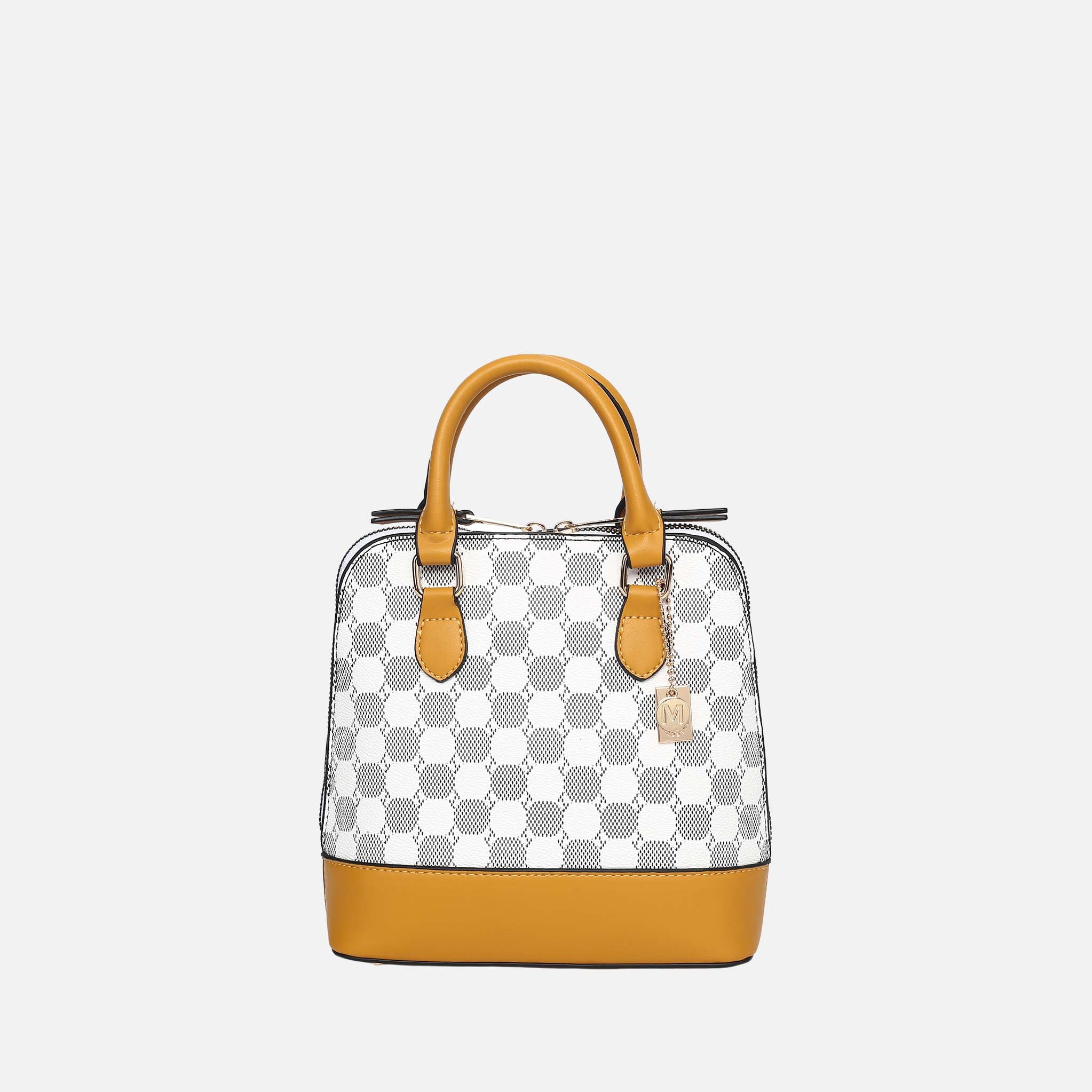 Marjorie Circular Print Satchel Bag