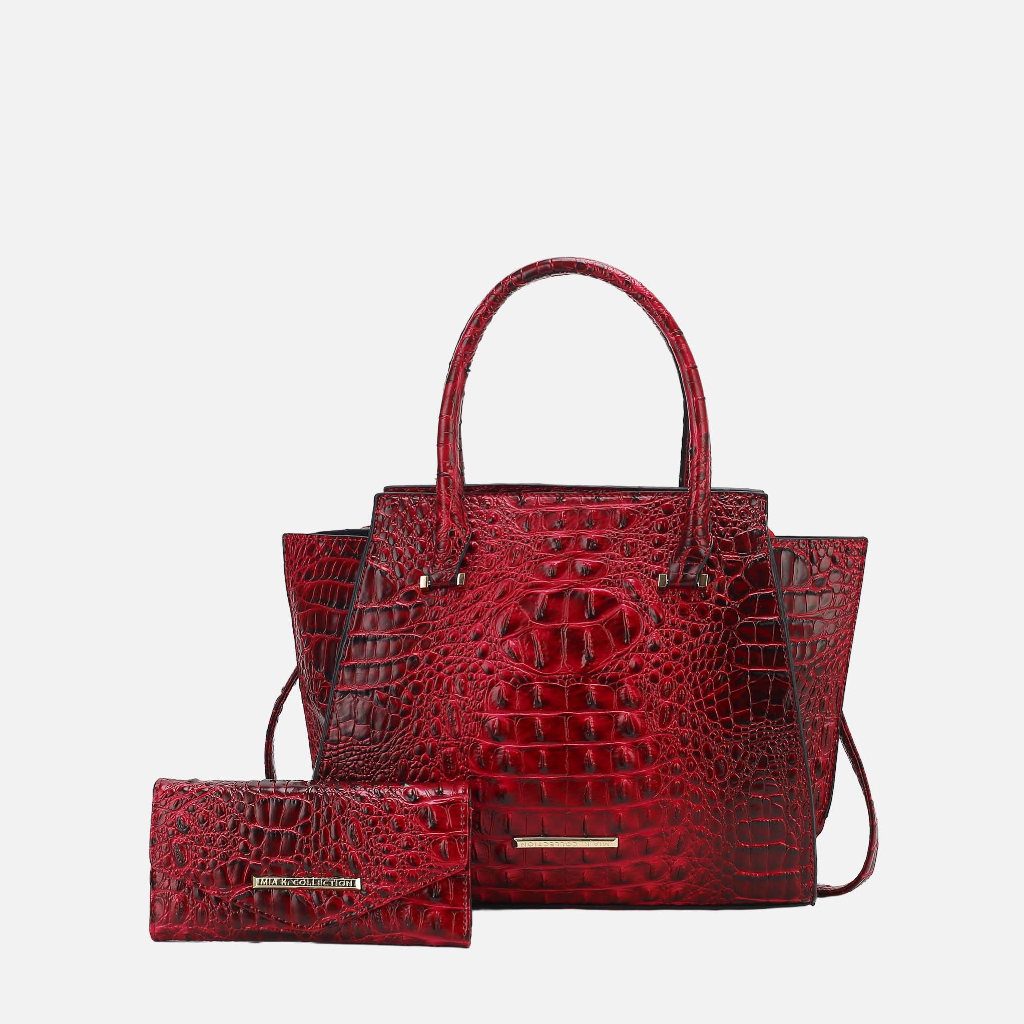 Viridiana Croc Tote Bag and Set