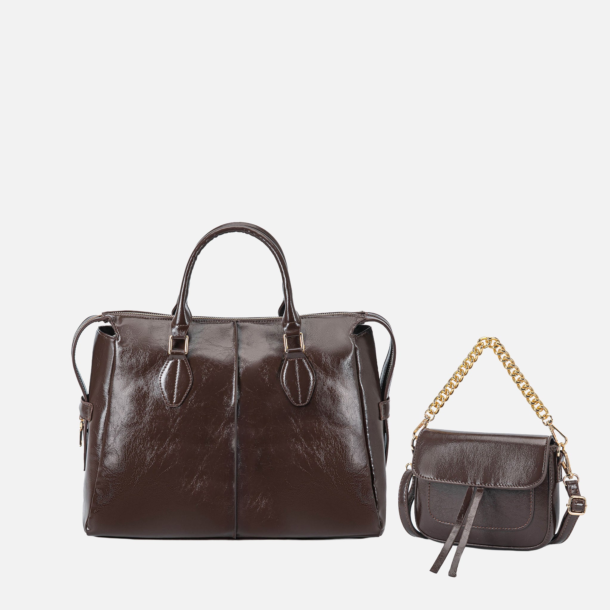 Yareli Tote Bag  with Mini Bag- 2-piece set
