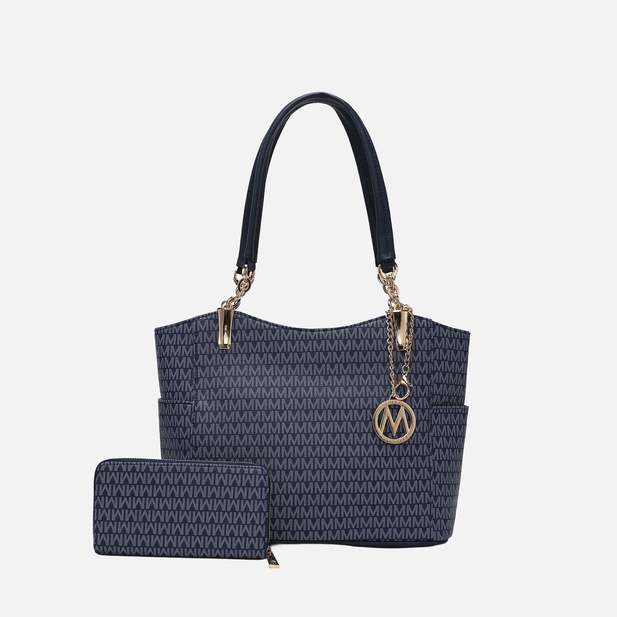 Savannah Signature Tote Bag and Wallet Set