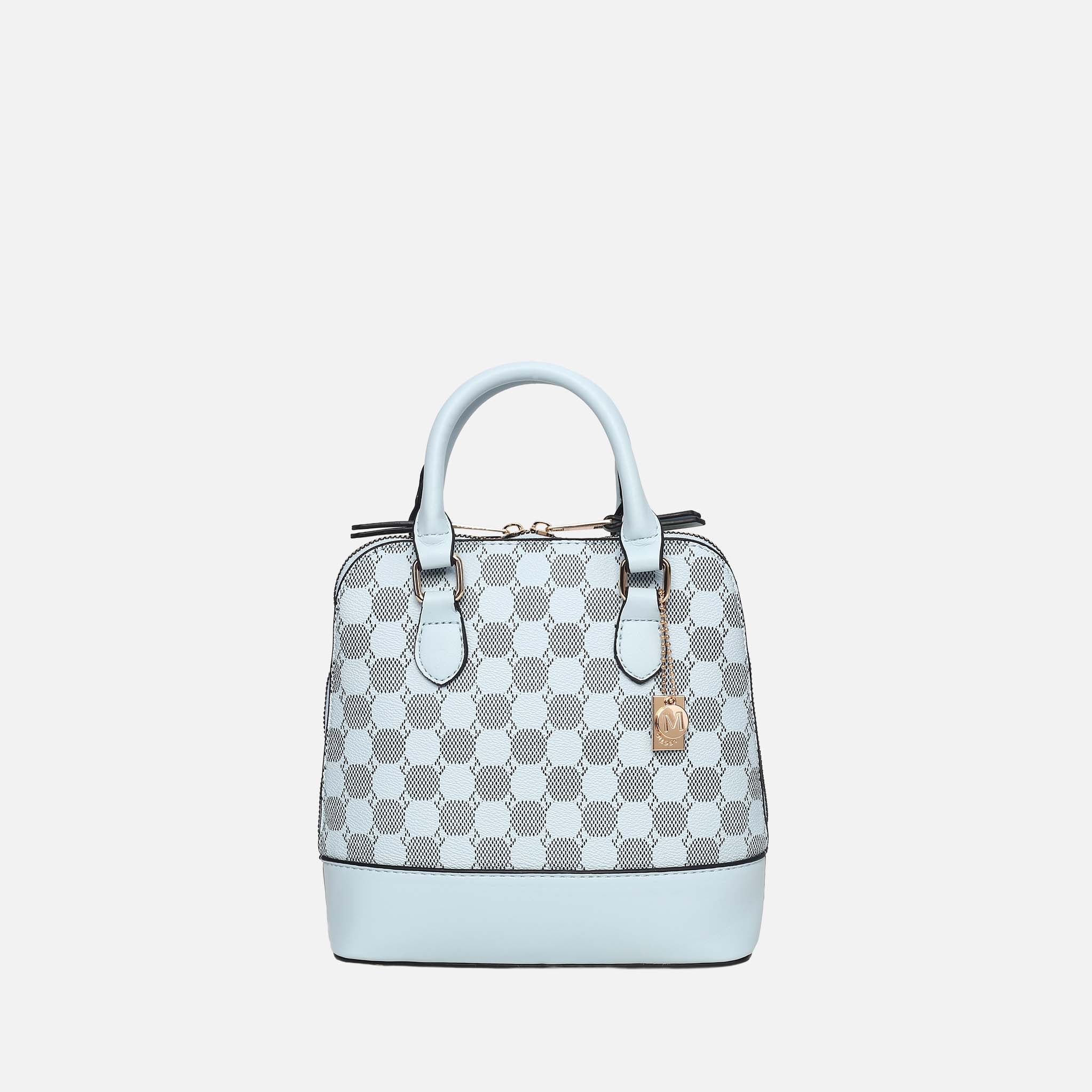 Marjorie Circular Print Satchel Bag