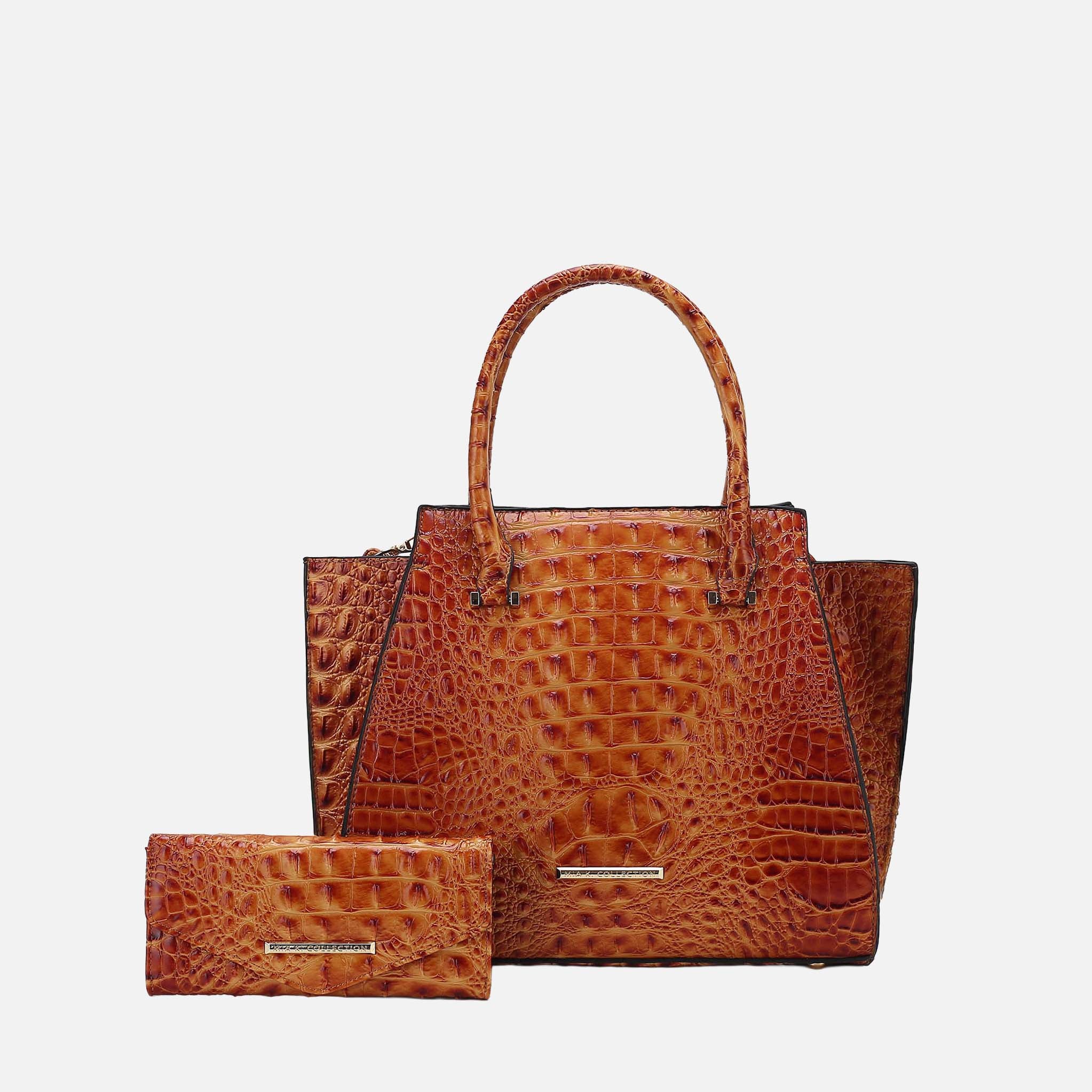 Viridiana Croc Tote Bag and Set