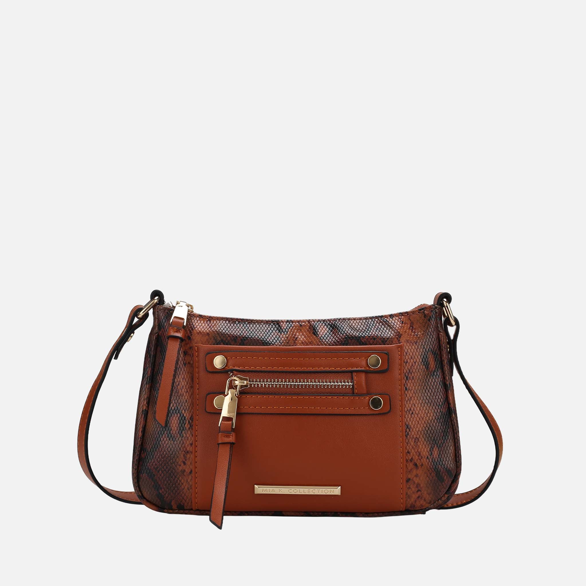 Essie Embossed Crossbody Bag