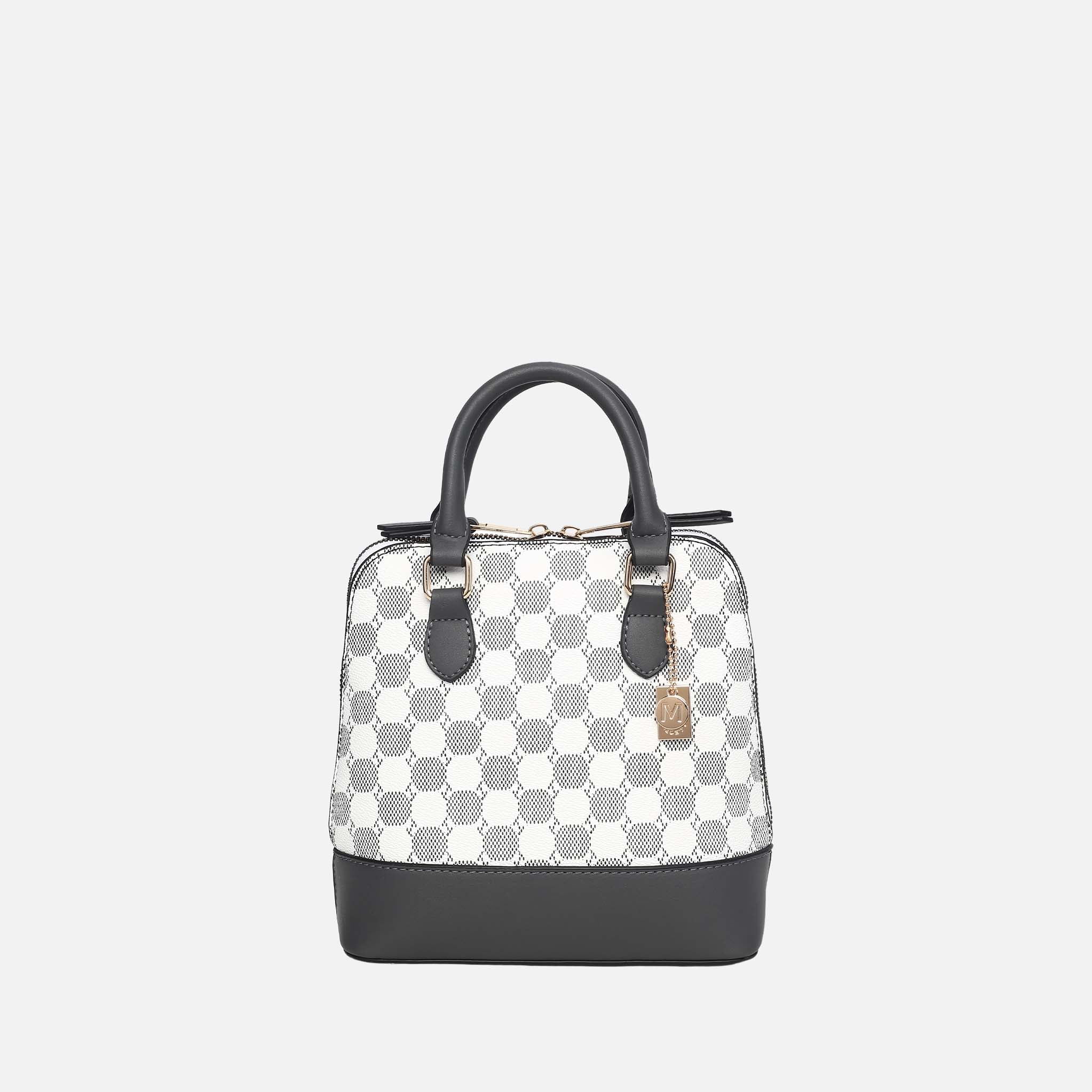 Marjorie Circular Print Satchel Bag