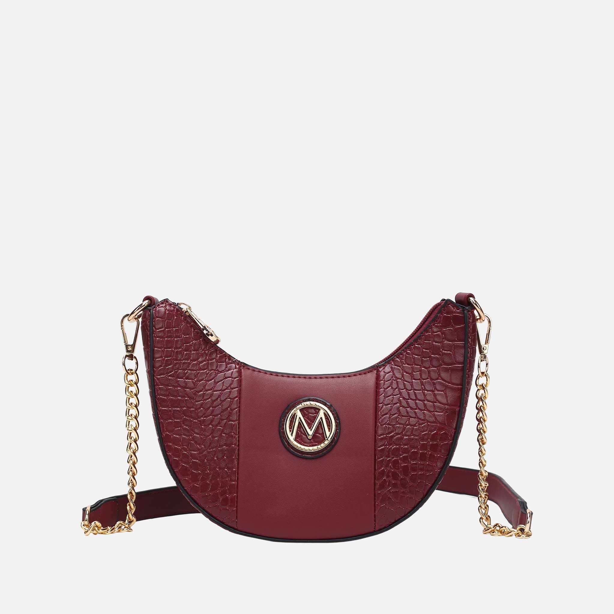 Amira Embossed Crossbody Bag