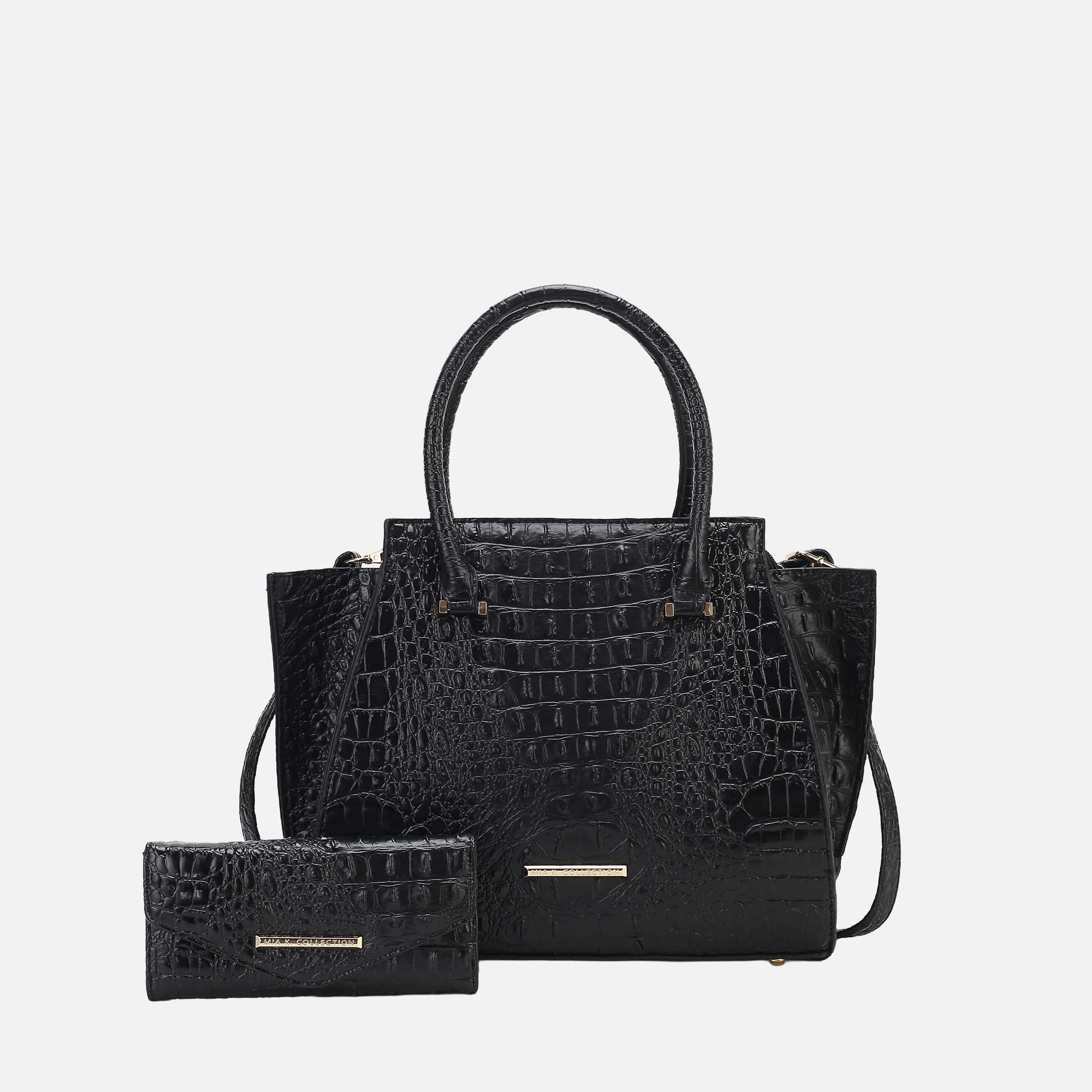 Viridiana Croc Tote Bag and Set