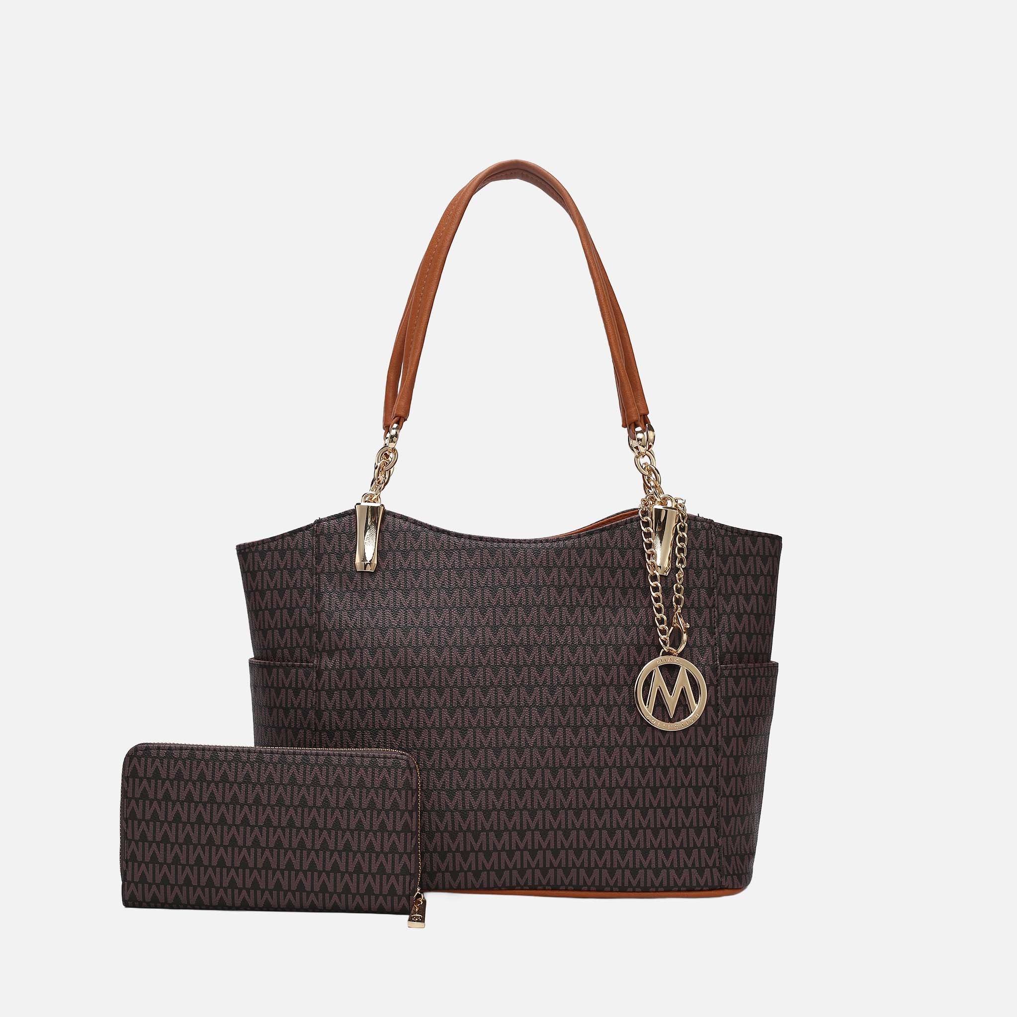 Savannah Signature Tote Bag and Wallet Set